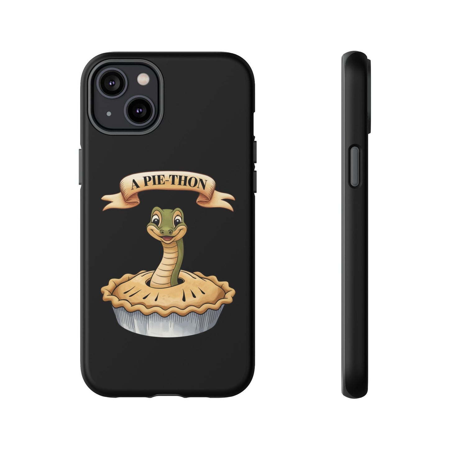 iPhone Case - 'Pie-Thon' Snake Pie Funny Tough Case