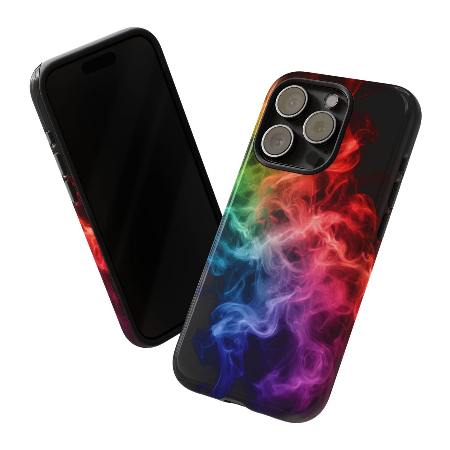 iPhone Case - Colorful Smoke Design