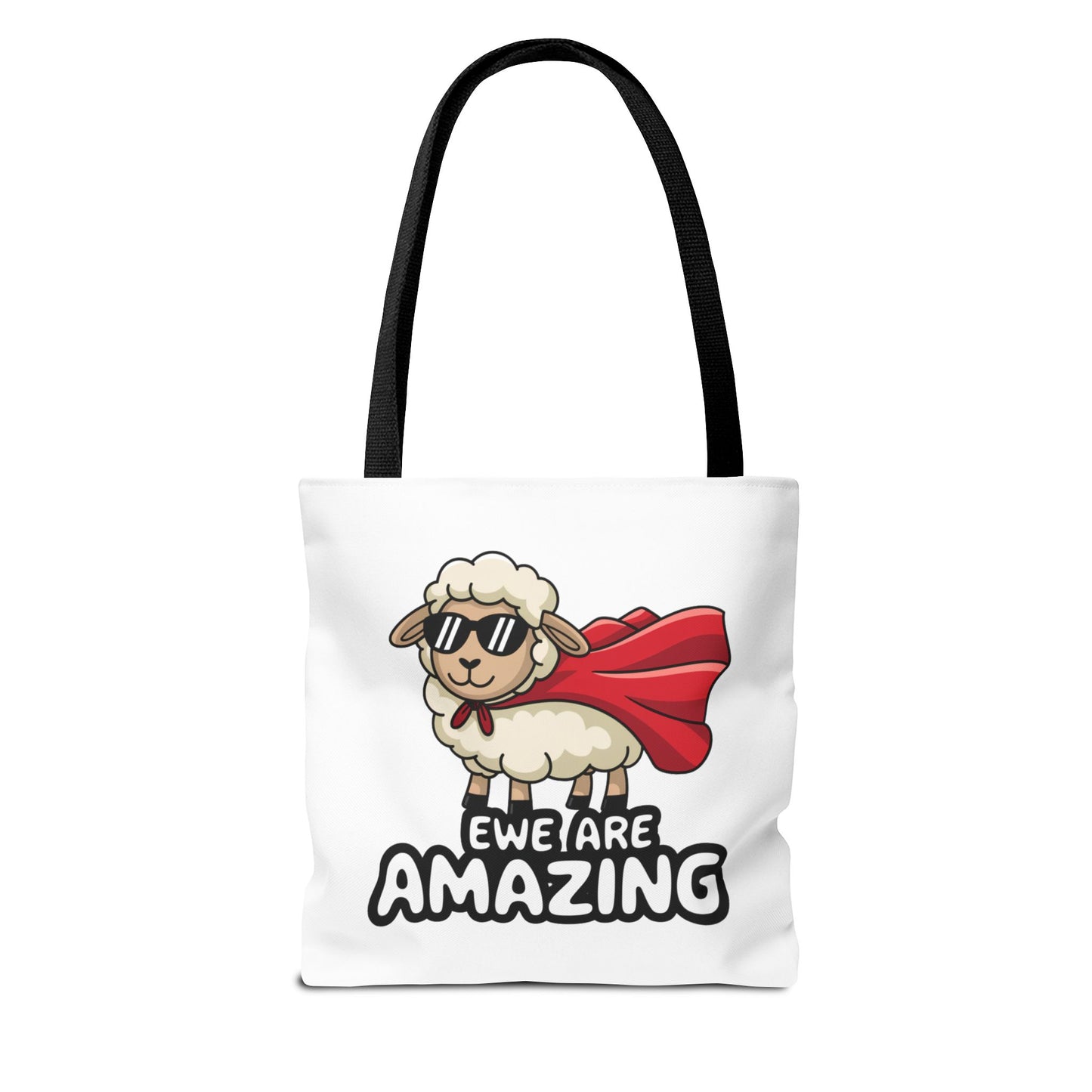 Sheep Tote Bag - Ewe Are Amazing Inspirational Bag Everyday Tote Funny Bag