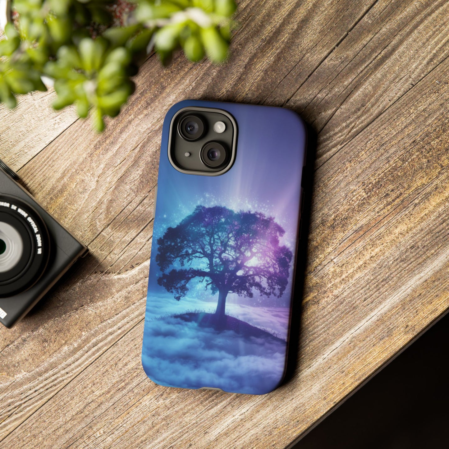 iPhone Case with Dreamy Tree Design