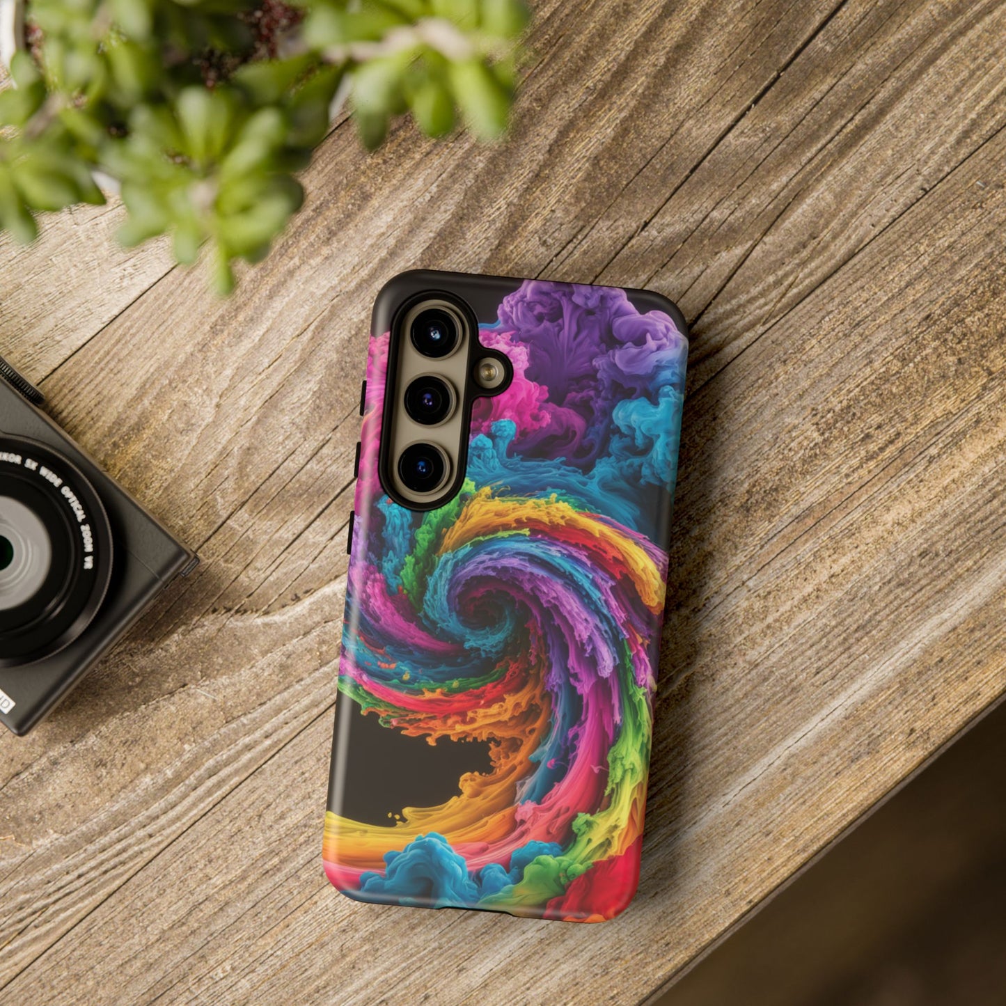 Phone Case - Colorful Swirl Design for Samsung Galaxy