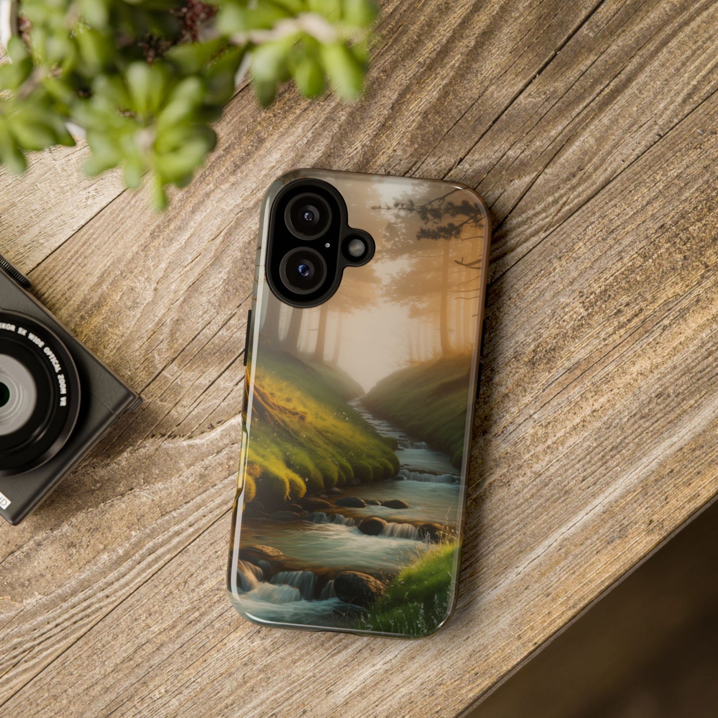 Nature Stream iPhone Case Forest Phone Case Stream iPhone Case Nature Phone Case