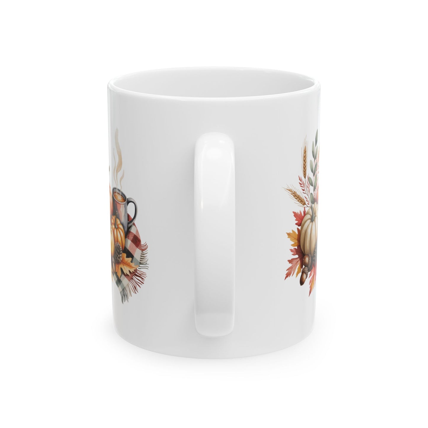 Autumn Harvest Ceramic Mug - Perfect for Fall Coffee Lovers, Pumpkin Spice, Thanksgiving, Cozy Home Decor, Gift for Friends