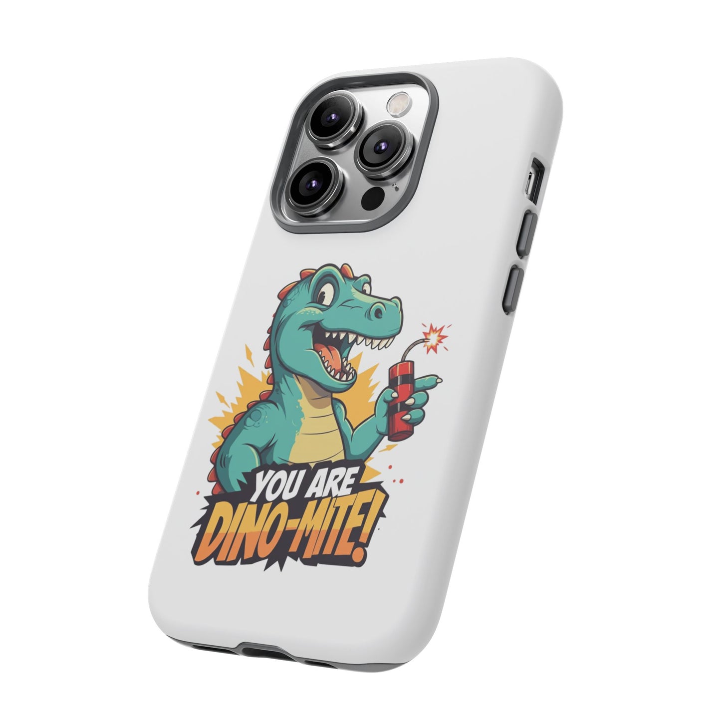 iPhone Case - Dino-Mite Pun Design