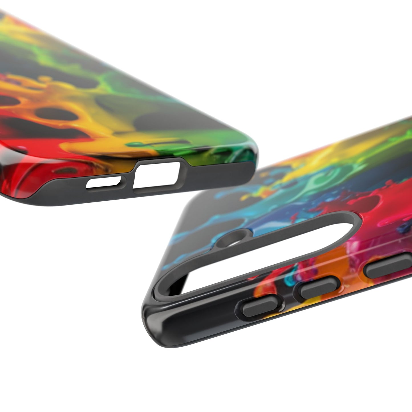 Vibrant Splash Samsung Phone Case - Tough Spectrum Splash Samsung Case