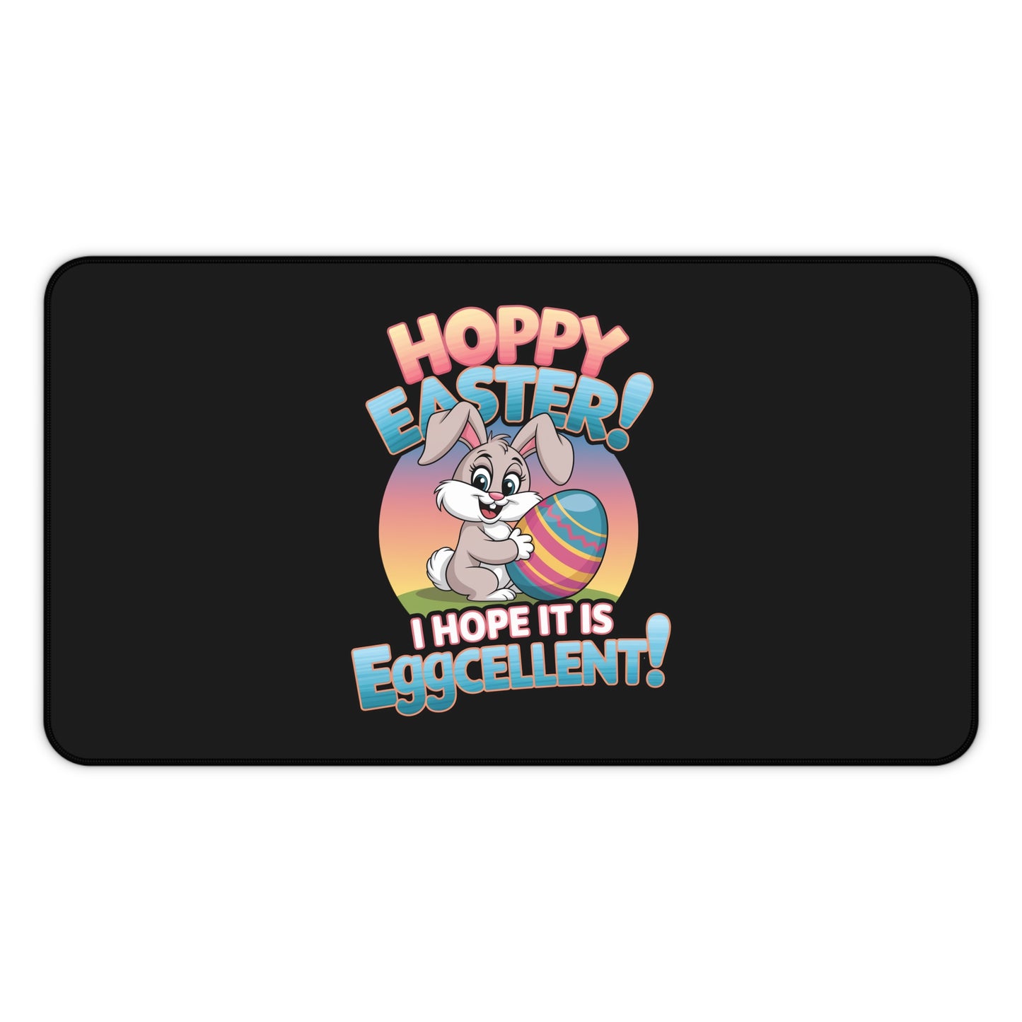 Easter Bunny Desk Mat Easter Mouse Pad Easter Decor Easter Bunny Office Decoration