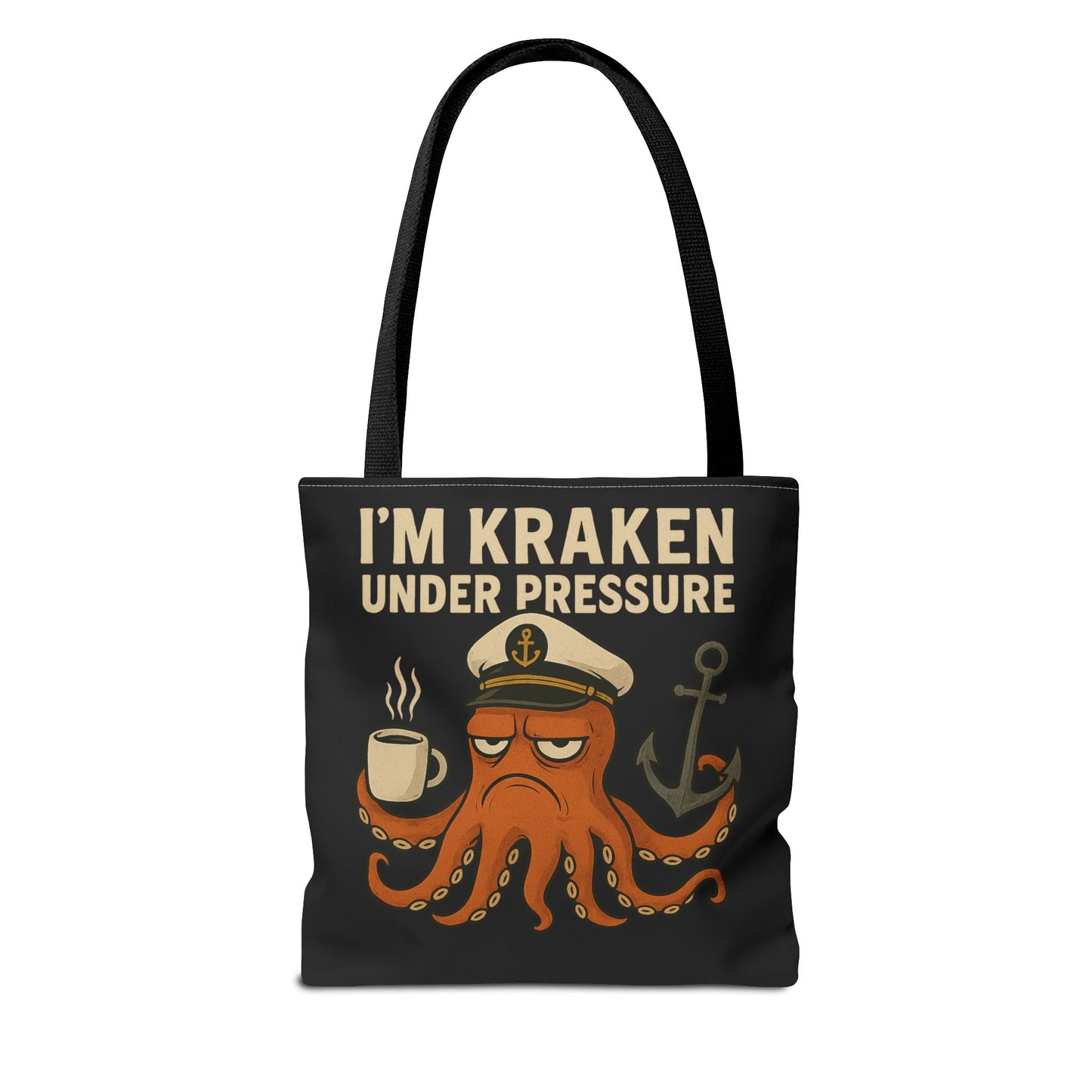 Stressed Octopus Tote Bag Nautical Bag Beach Tote Ocean Reusable Bag Seaside