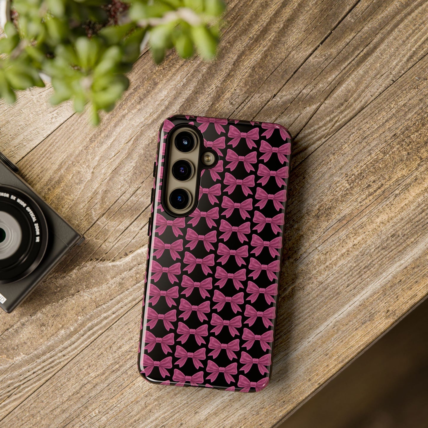 Pink Bow Samsung Case Coquette Aesthetic Phone Cover Cute Girly Phone Case Glossy Y2K Accessory Kawaii Samsung Case Gift