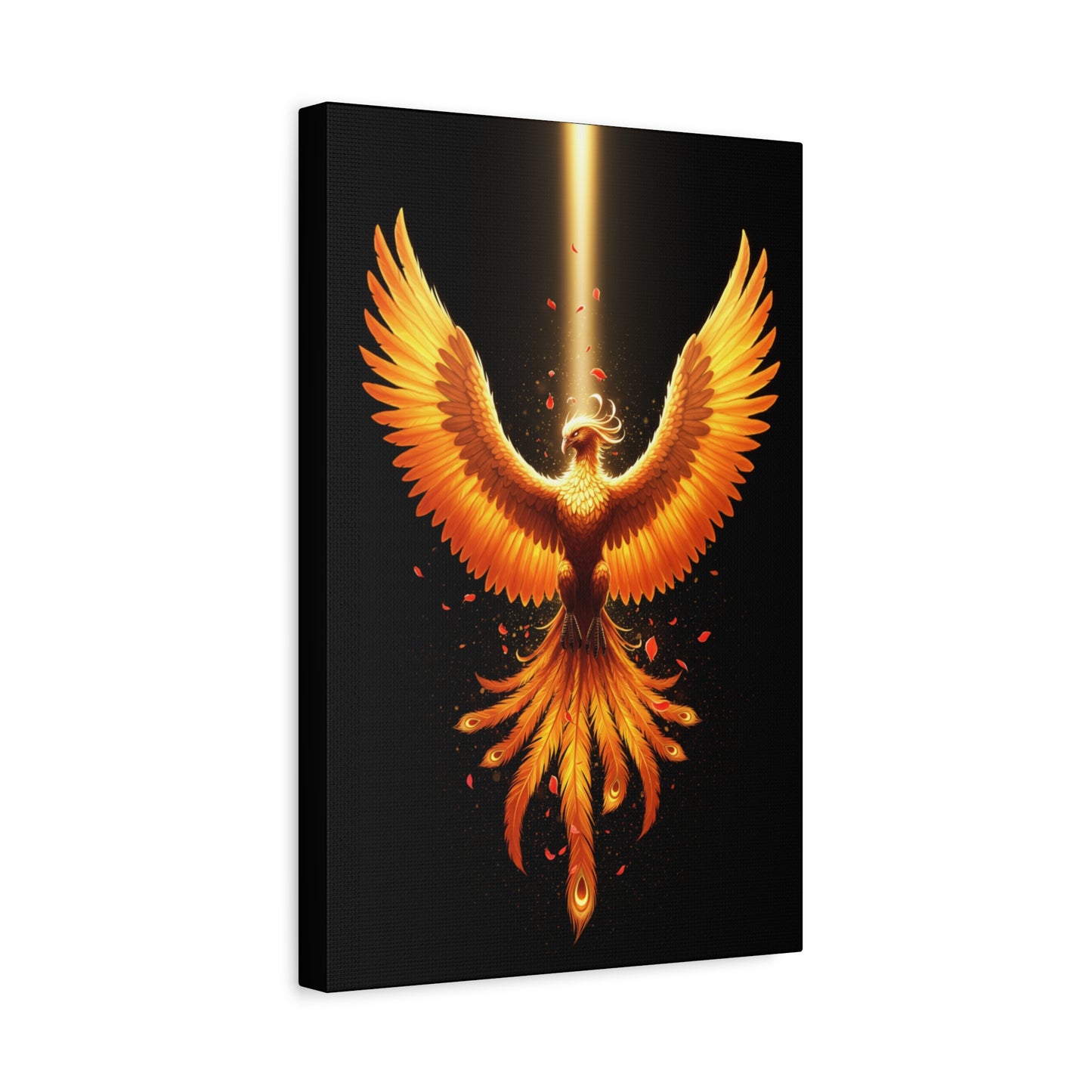 Phoenix Canvas Firebird Art Fire Bird Decor Modern Home Decor Legendary Bird Art