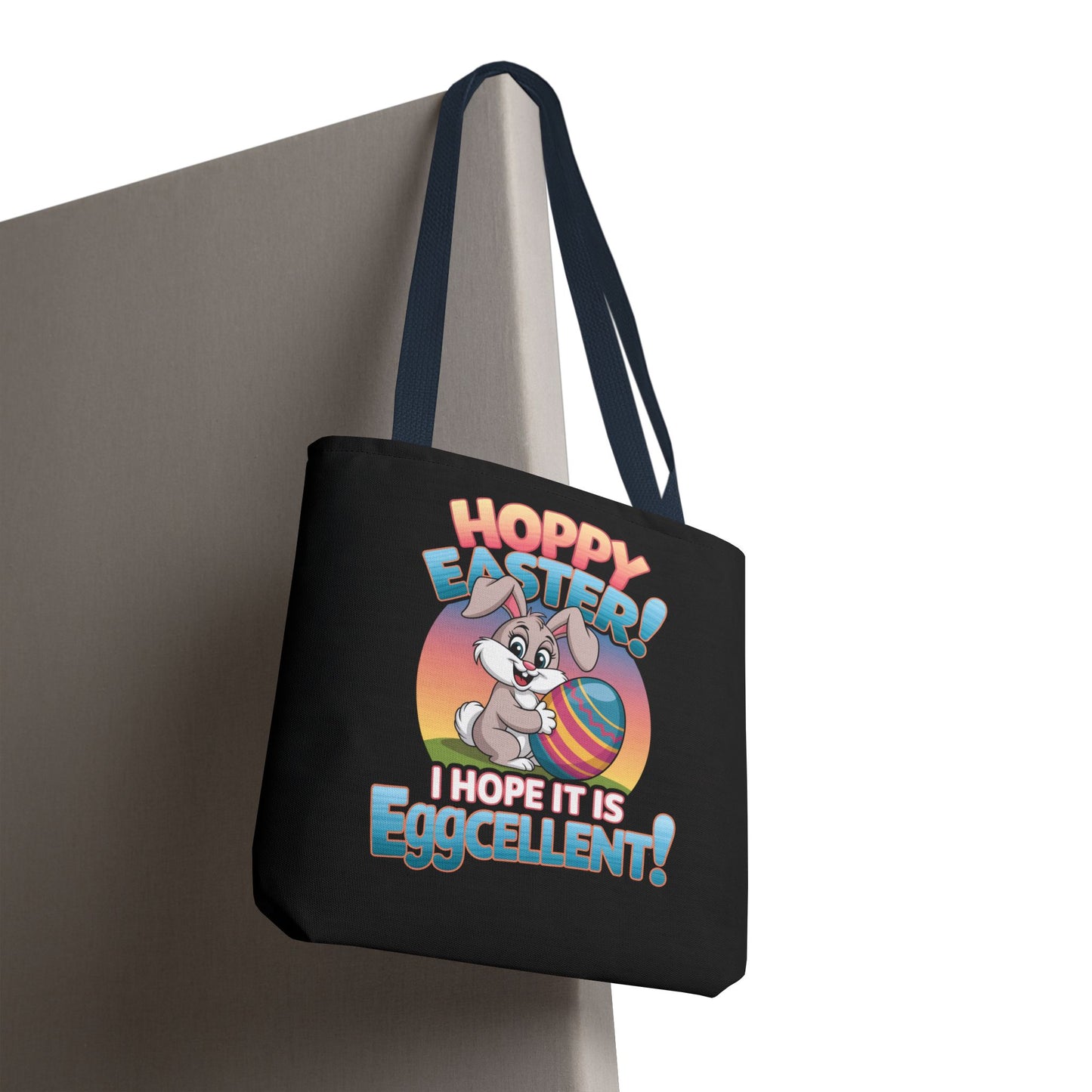Happy Easter Tote Bag Eggcellent Bunny Design Easter Bag Easter Gift Easter Tote Accessory