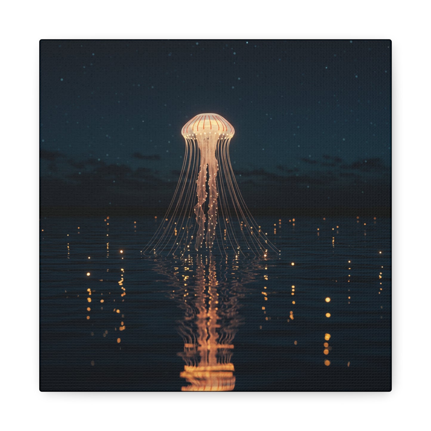Canvas Art, Jellyfish Emerging from a Lake