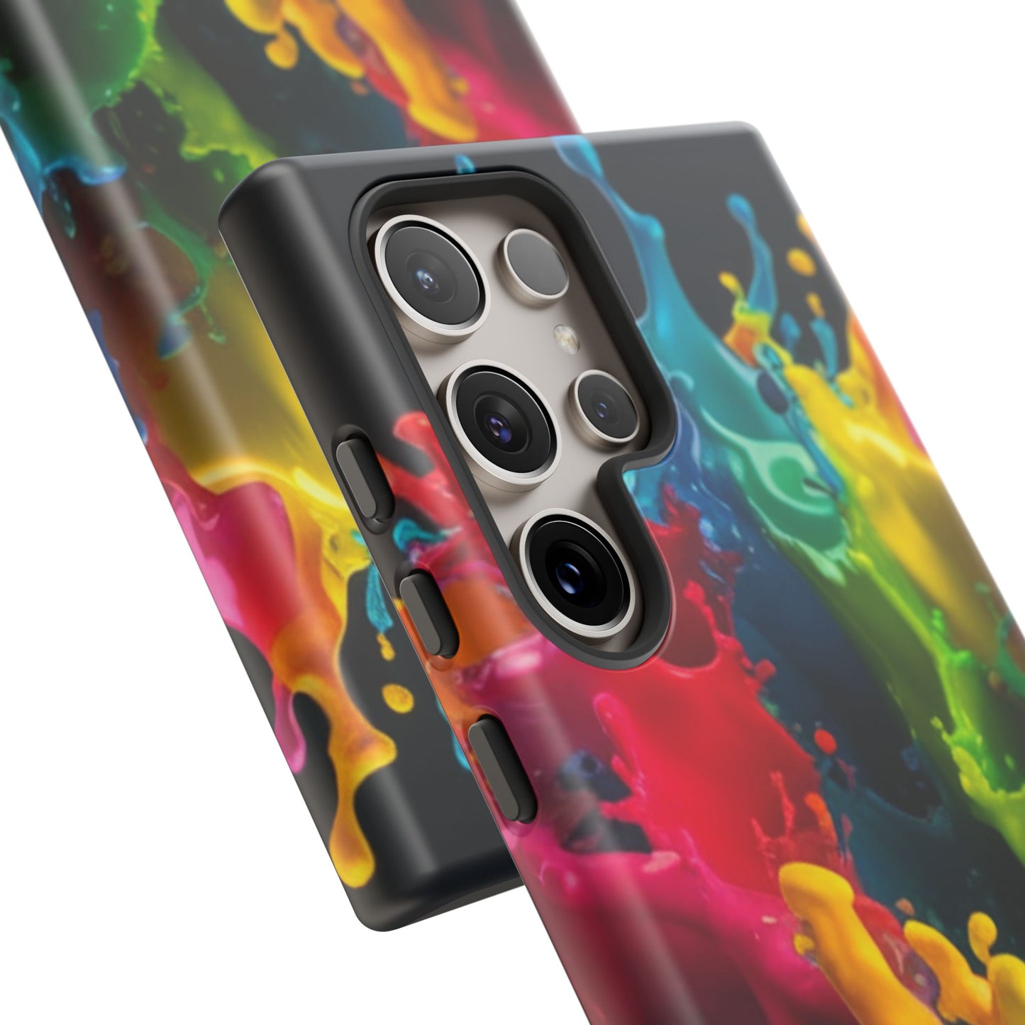 Vibrant Splash Samsung Phone Case - Tough Spectrum Splash Samsung Case