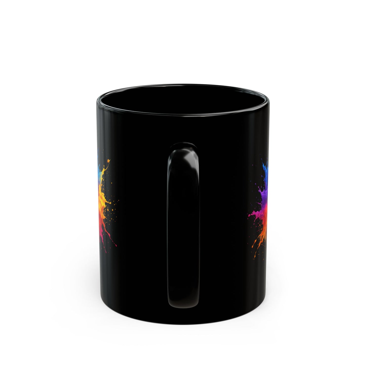 Color Splash Art Mug - Abstract Paint Splash Coffee Cup - Bright Bold Colorful Mug - Artist Gift Idea - Creative Vibe Mug 11oz 15oz