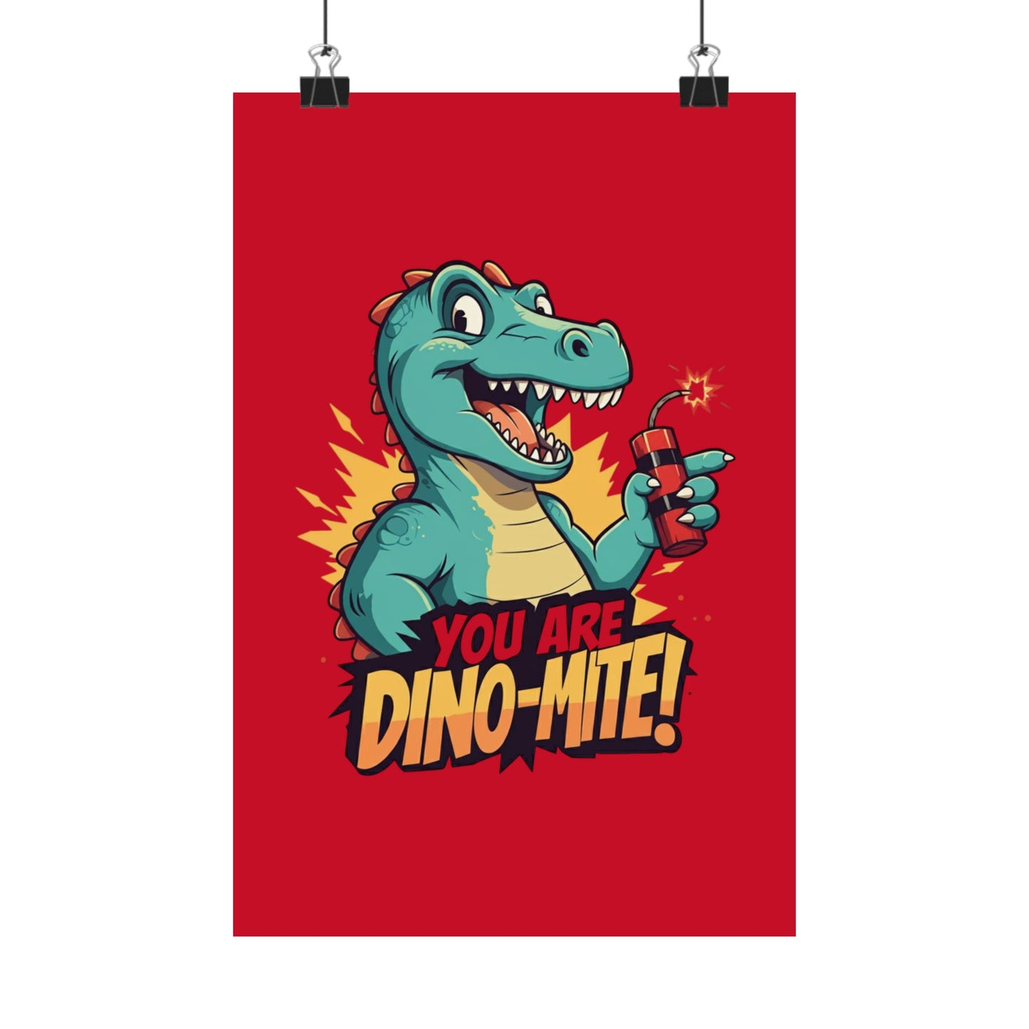 Vertical Poster Dino-Mite Dinosaur