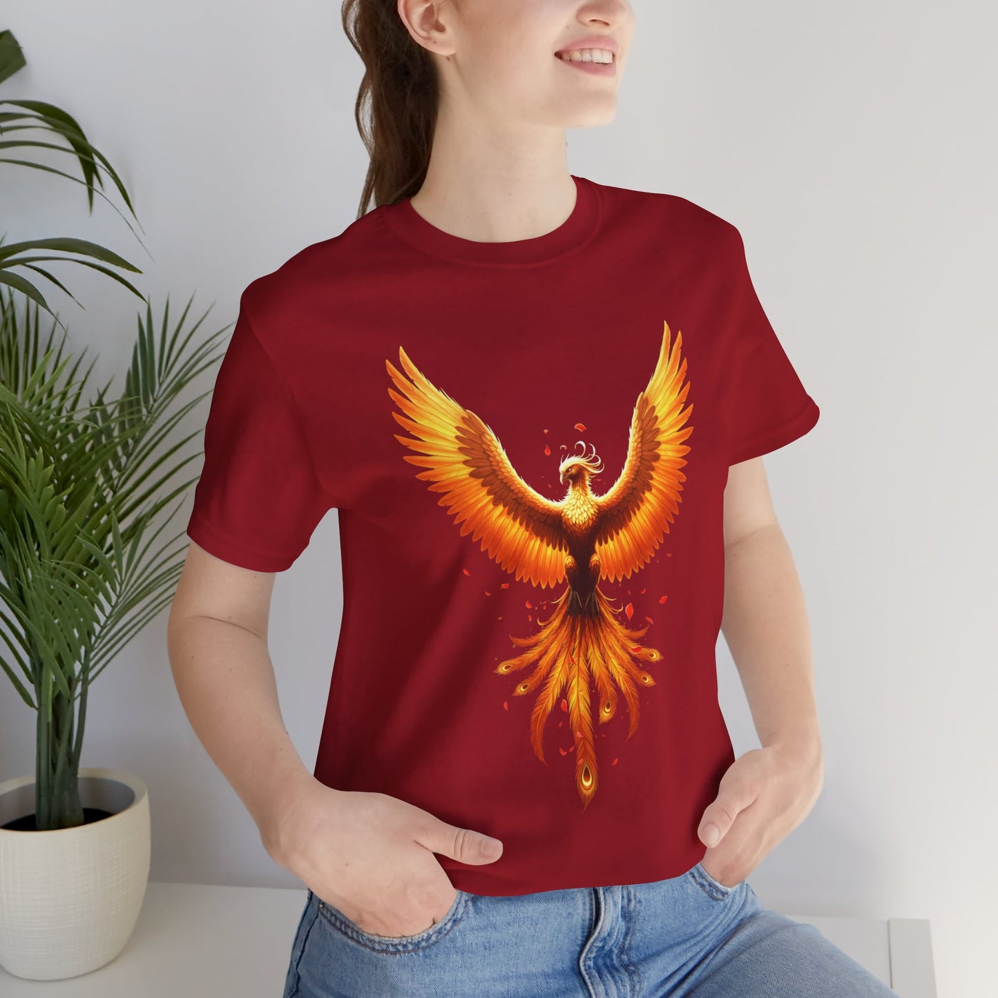 Phoenix Rising Shirt • Fiery Phoenix Graphic Tee • Rebirth Transformation Myth Shirt • Firebird Art Tee • Unisex Gift Tee XS‑5XL