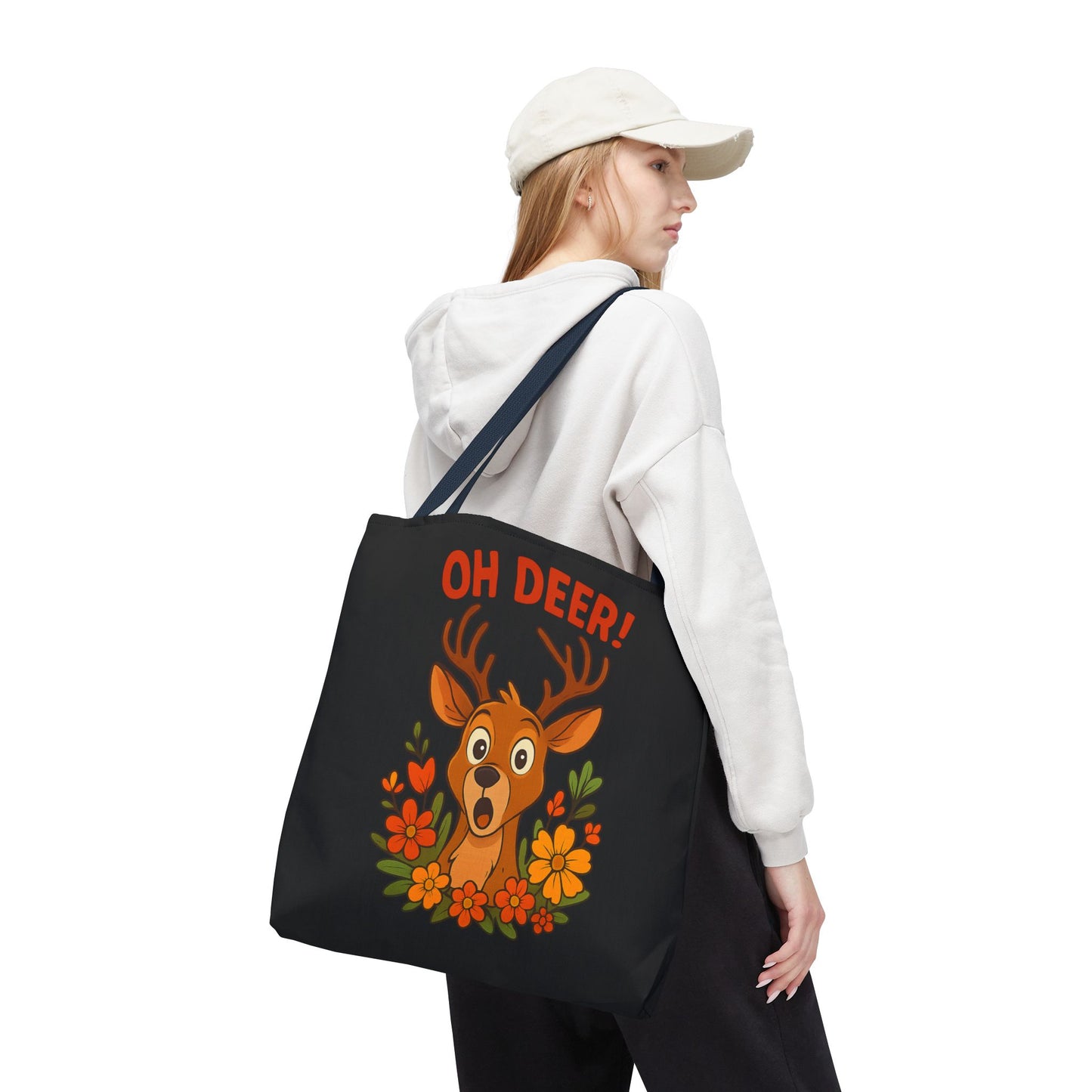 Oh Deer Tote Bag Wildlife Bag Deer Tote Nature Bag Grocery Bag Reusable Tote