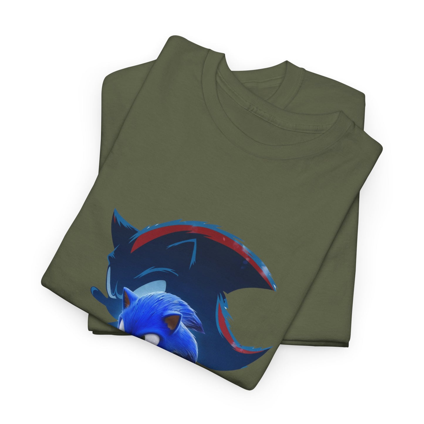 Blue Speed Hero Graphic Tee | Retro Gaming Legend T-Shirt | Fan Inspired Gamer Apparel | Cool Vintage Style Unisex Shirt for Adults & Teens