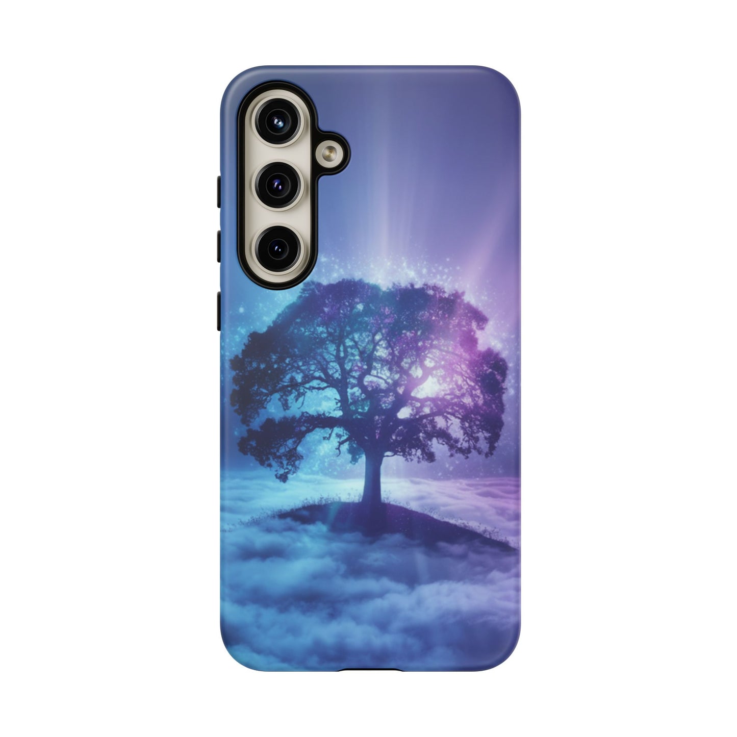 Samsung Phone Case - Dreamy Tree in the Clouds Design