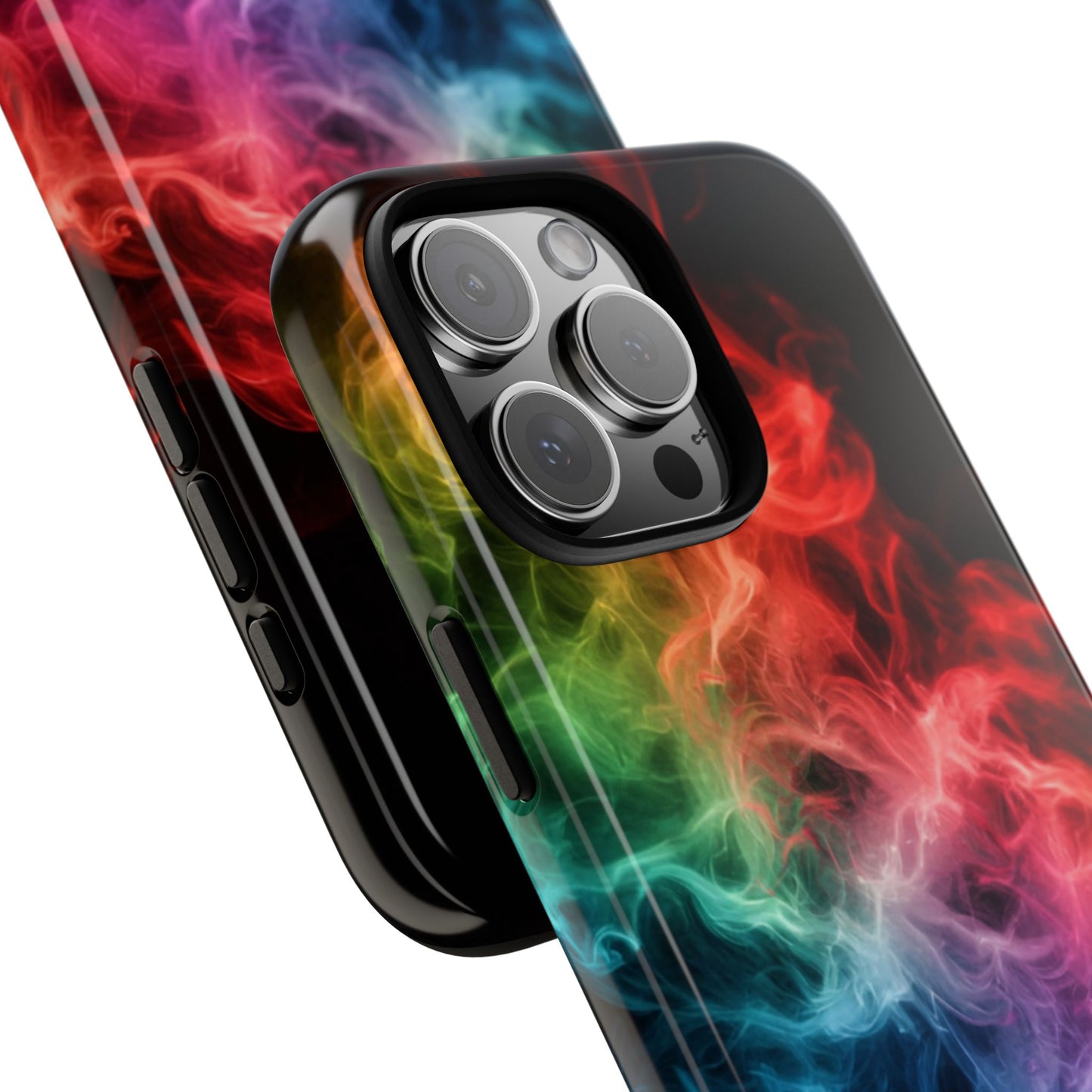 iPhone Case - Colorful Smoke Design