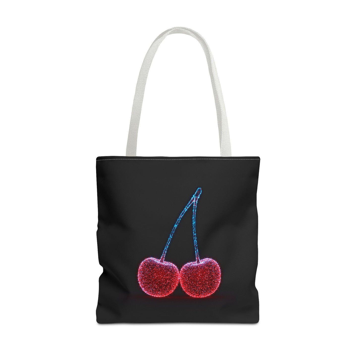 Sparkling Cherry Tote Bag Reusable Bag Shopping Bag Cherry Bag Reusable Tote