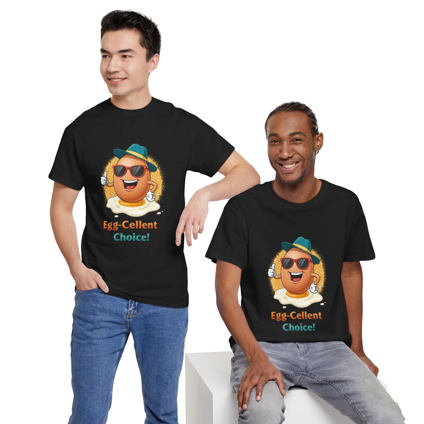 Funny Egg Shirt | Egg-Cellent Choice T-Shirt | Pun Food Tee | Breakfast Lover Gift | Cool Cartoon Egg Shirt | Dad Joke Shirt