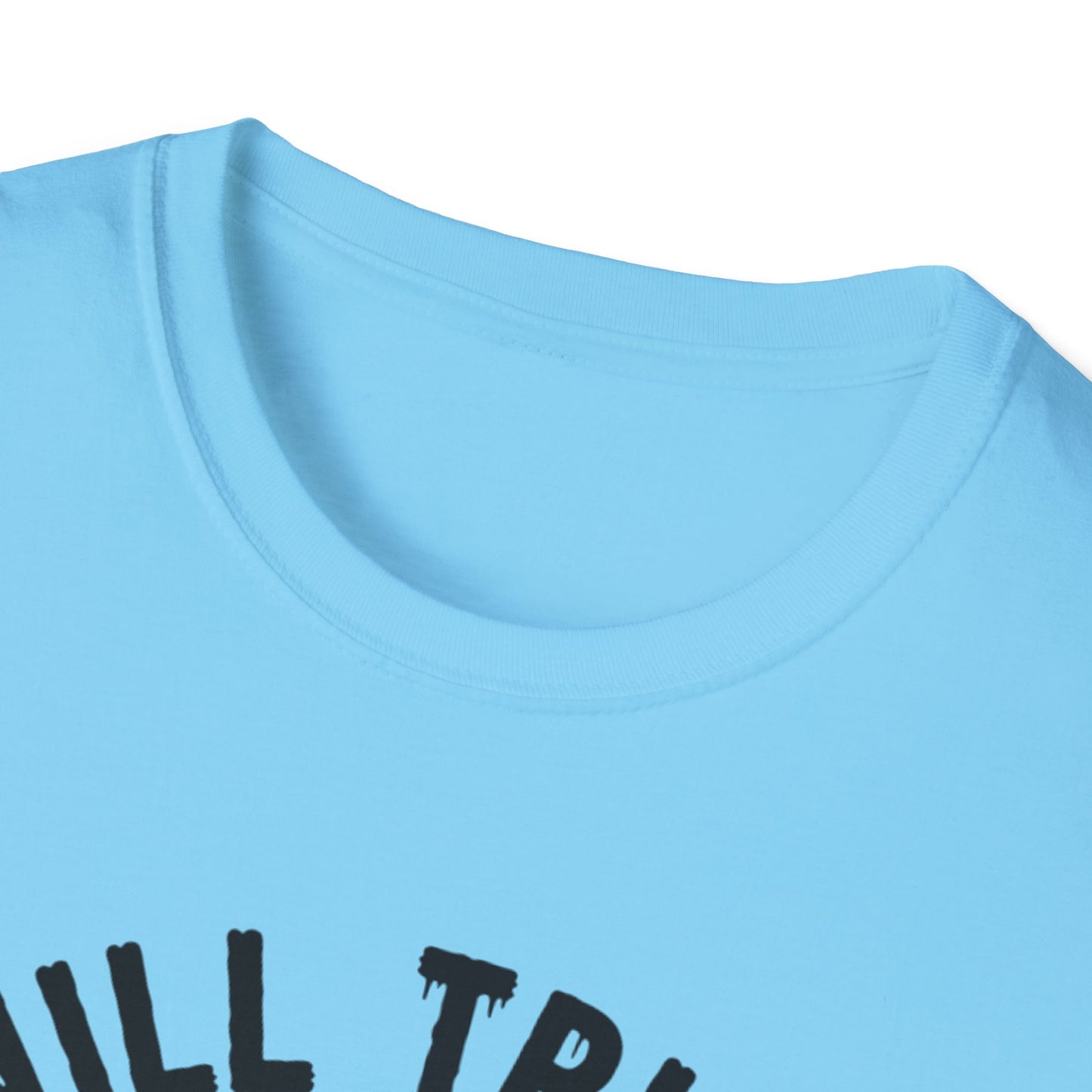 Will Trick for Treat Ghost Dog Halloween T-Shirt | Funny Spooky Dog Tee | Trick or Treat Pup Graphic Tee | Cute Fall Gift for Dog Lovers