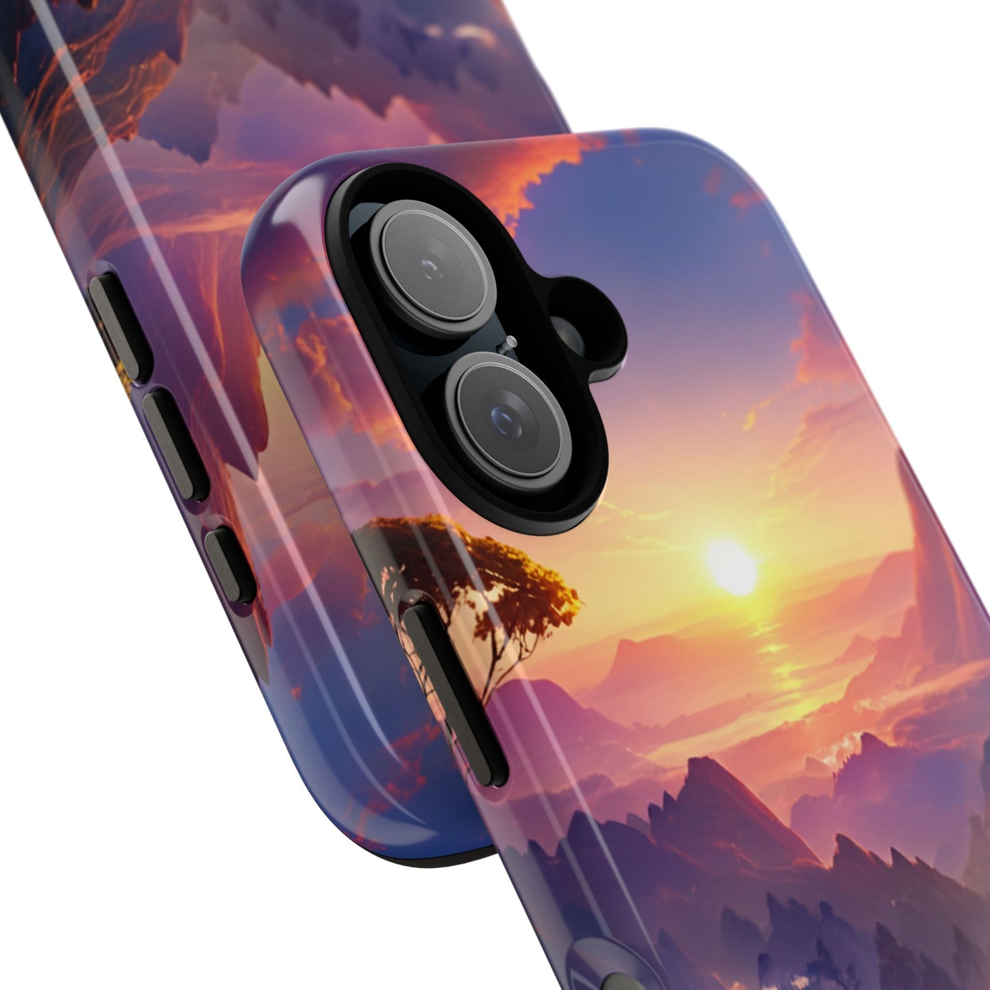 iPhone Tough Case - Artistic Sunset Landscape