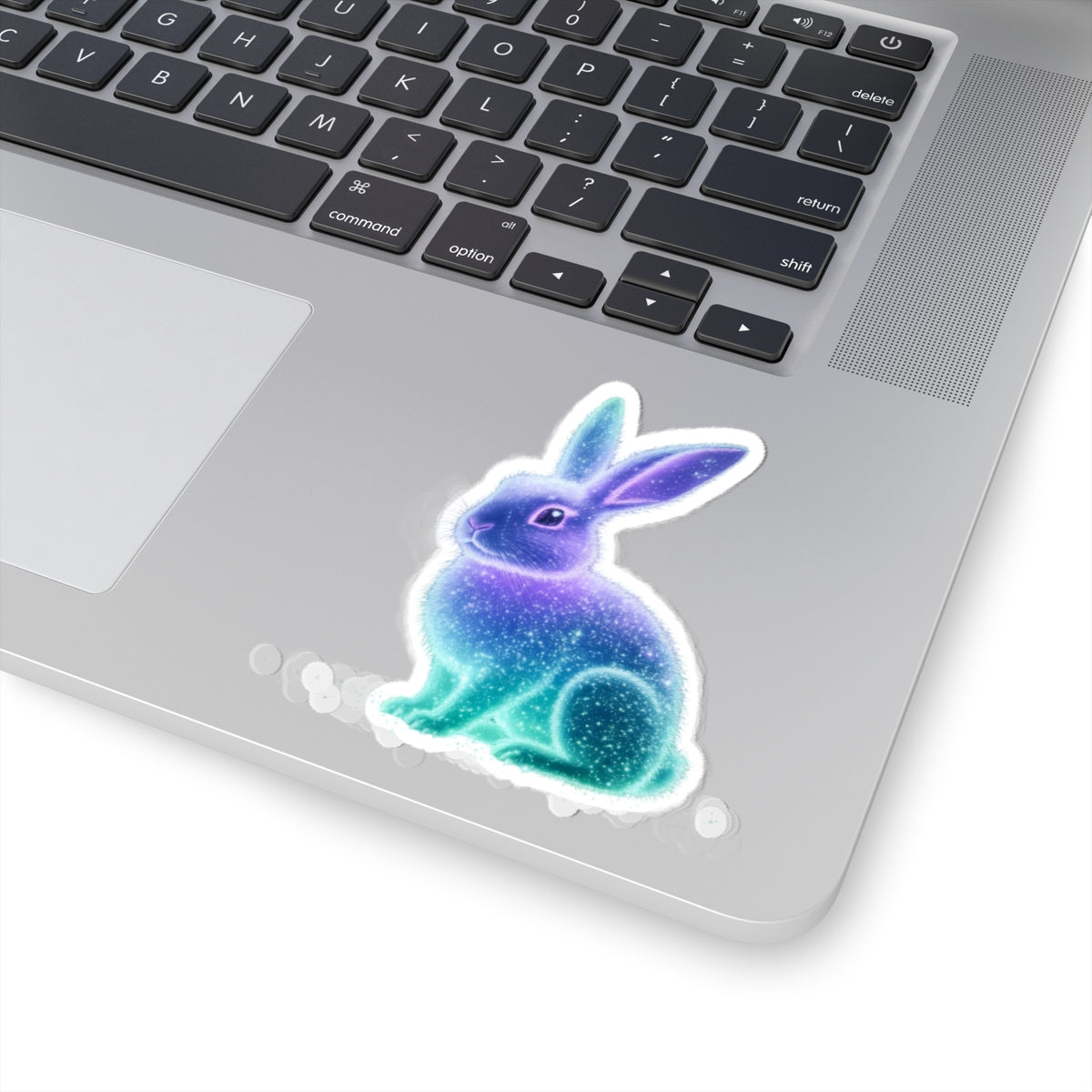 Bioluminescent Easter Bunny Sticker Easter Bunny Decal Easter Decor