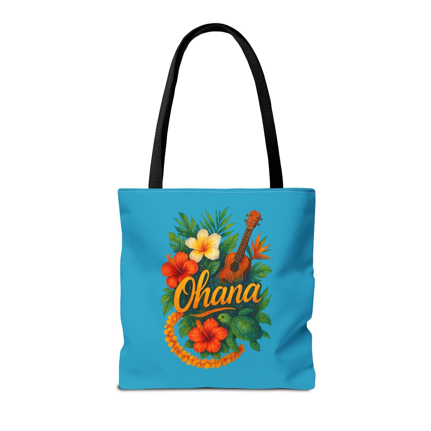 Hawaiian Ohana Tote Bag | Tropical Reusable Beach Bag | Aloha Gift Idea | Island Vibes Bag | Summer Tote | Luau Party Favor | Coastal Bag