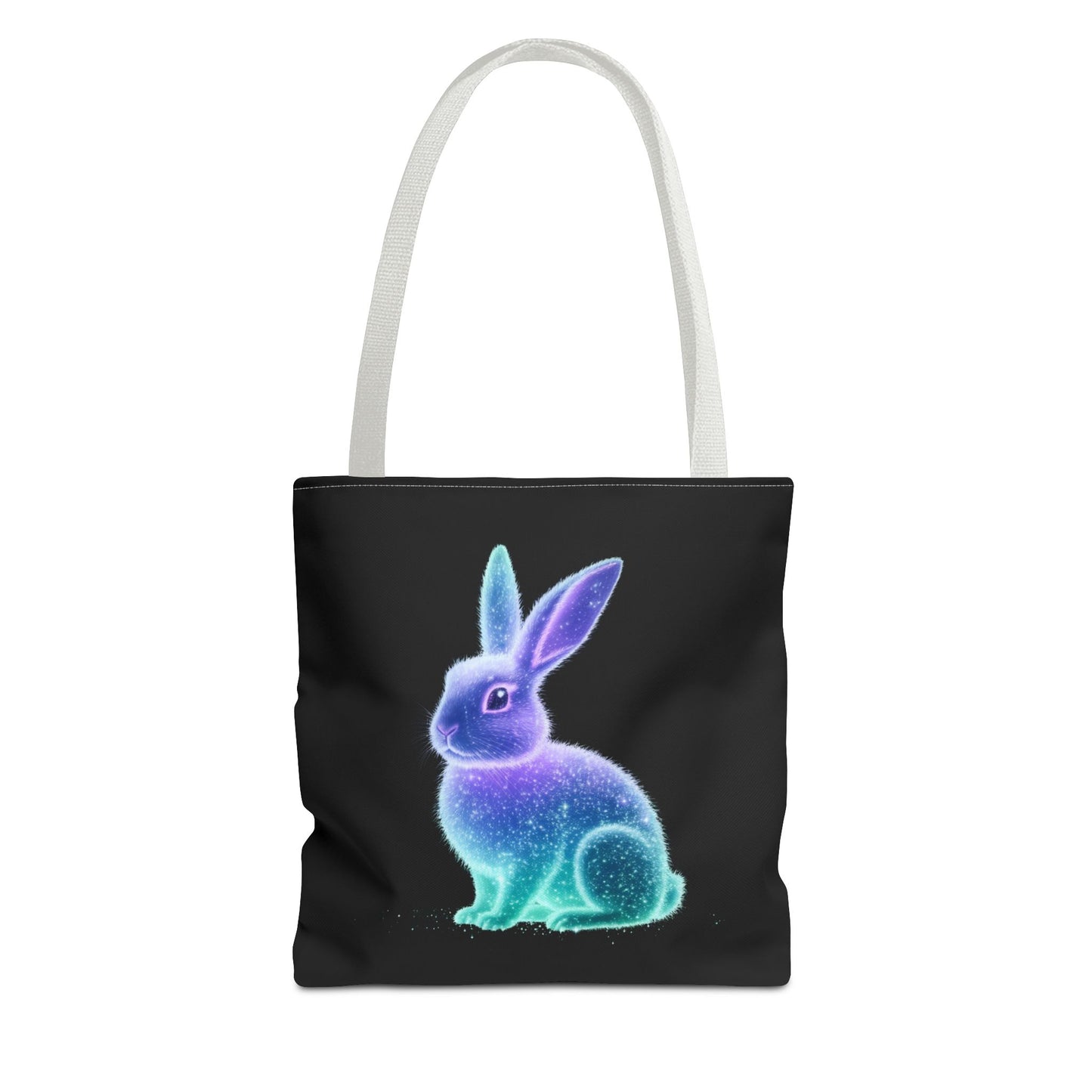 Bioluminescent Easter Bunny Tote Bag Easter Bag Easter Tote Reusable Shopping Bag