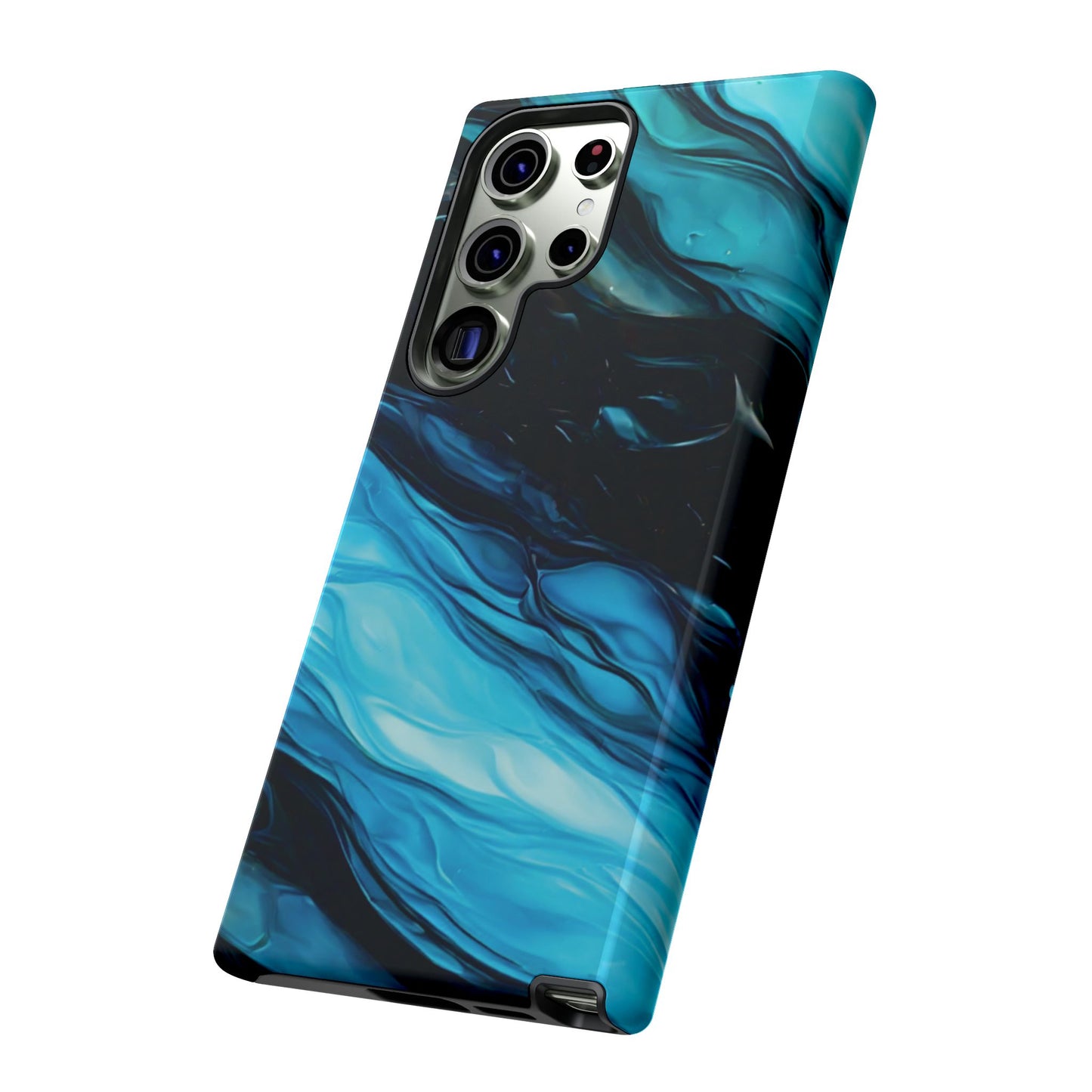 Samsung Galaxy Blue Splash Phone Case