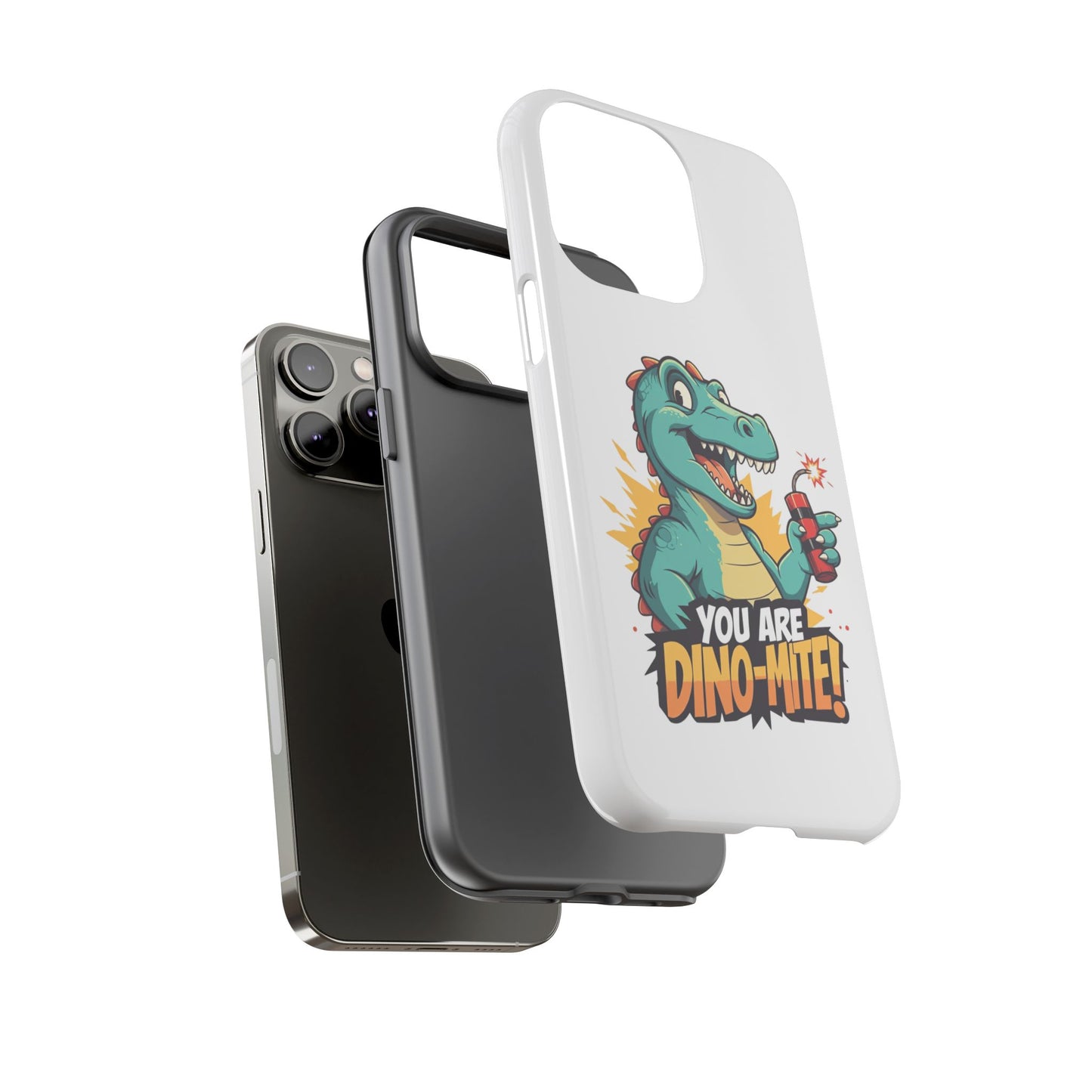 iPhone Case - Dino-Mite Pun Design