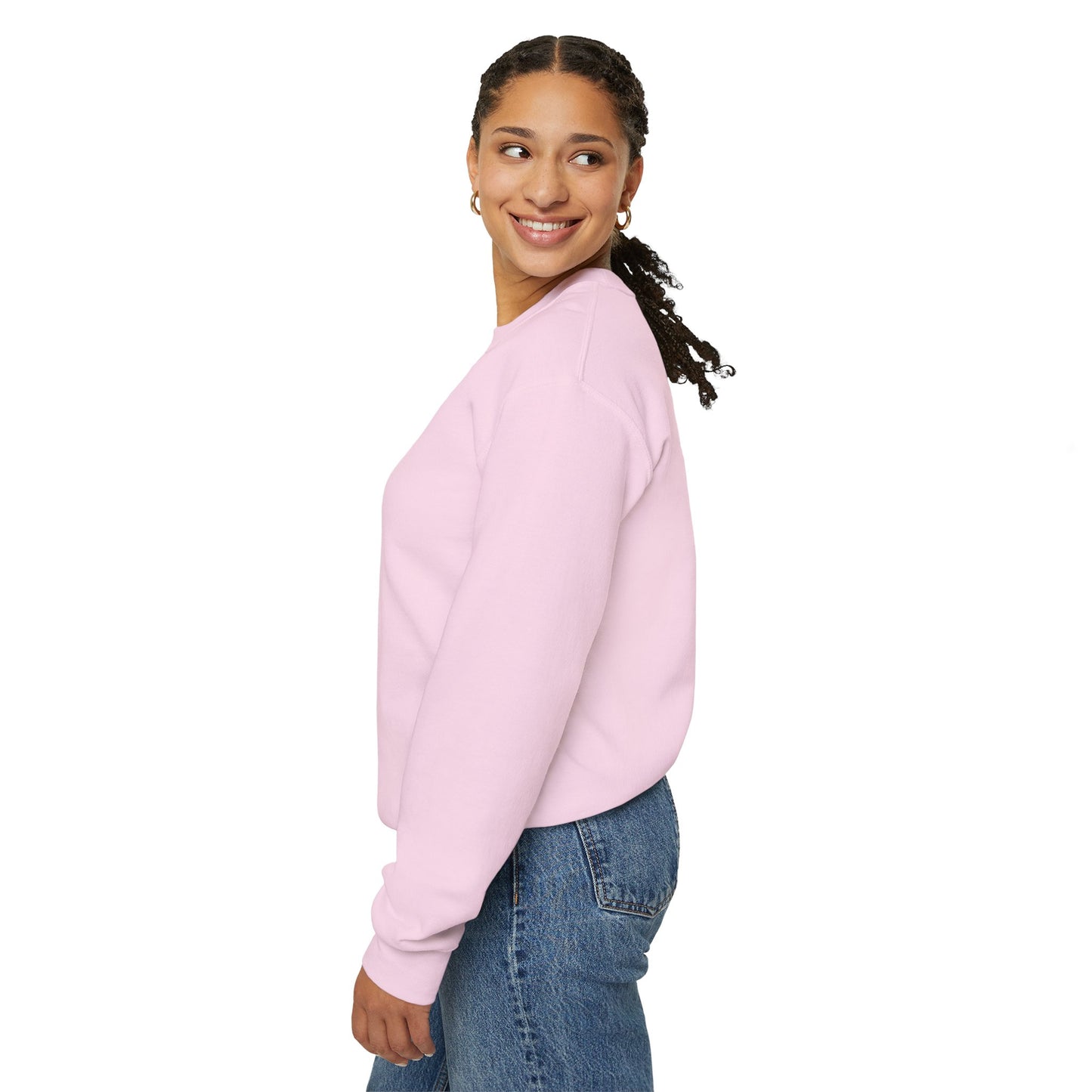 Spooky Grin Sweatshirt, Cartoon Ghost Face Crewneck, Halloween Grinning Ghost Sweatshirt, Cute Monster Smile Pullover, Spooky Season Graphic Sweat