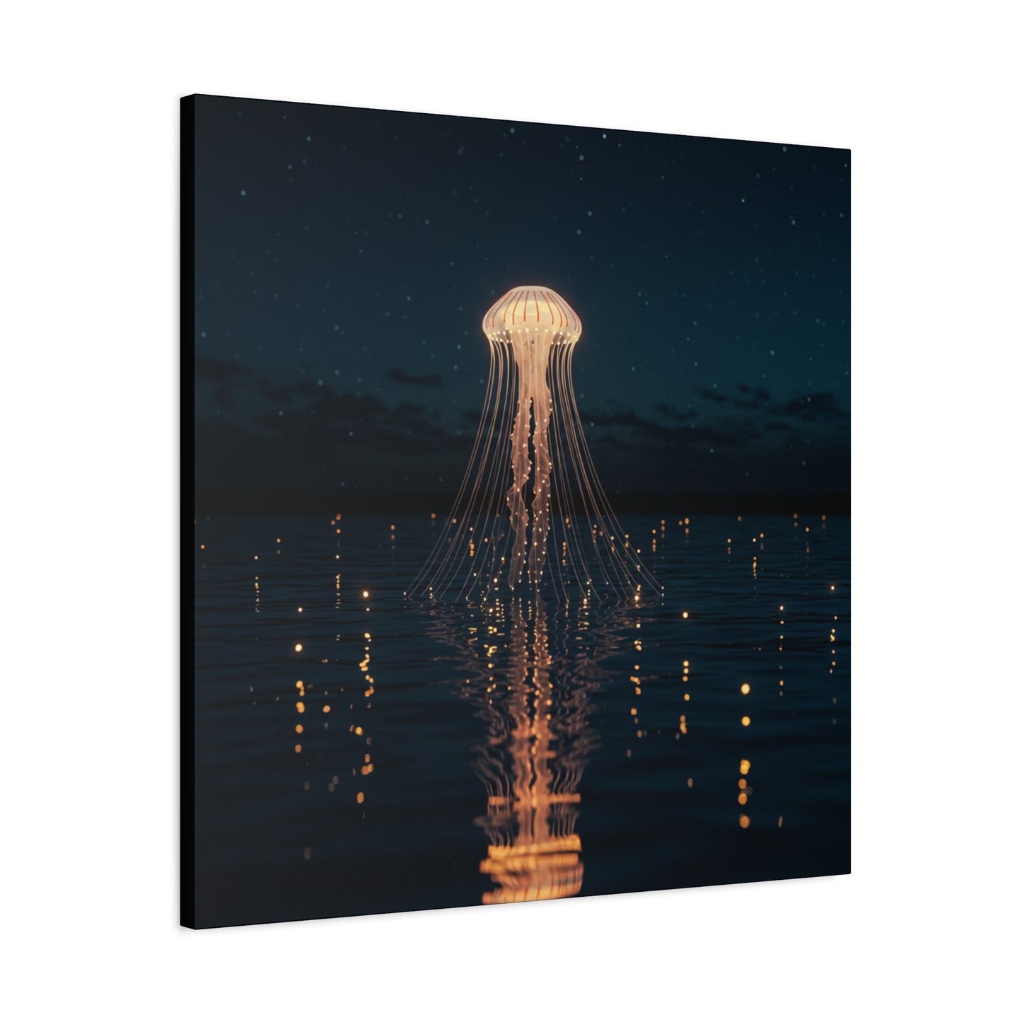 Canvas Art, Jellyfish Emerging from a Lake