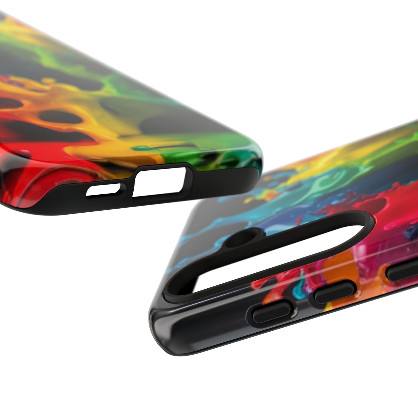 Vibrant Splash Samsung Phone Case - Tough Spectrum Splash Samsung Case