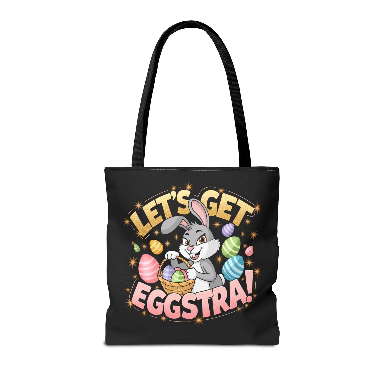 Easter Bunny Tote Bag - 'Leg's Get Eggstra'
