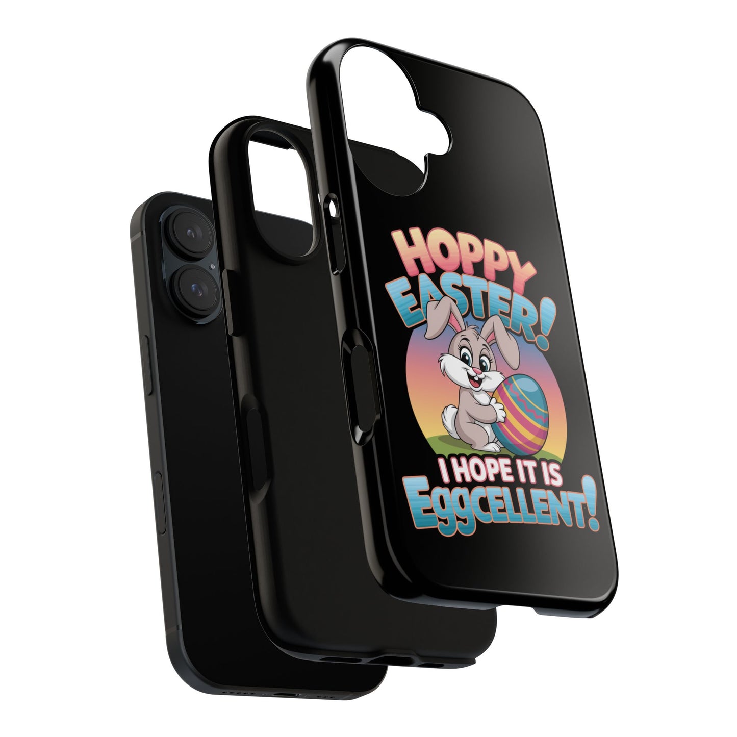 iPhone Case Easter Bunny 'Hoppy Easter I Hope it is Eggcellent' Easter Phone Case Easter Bunny