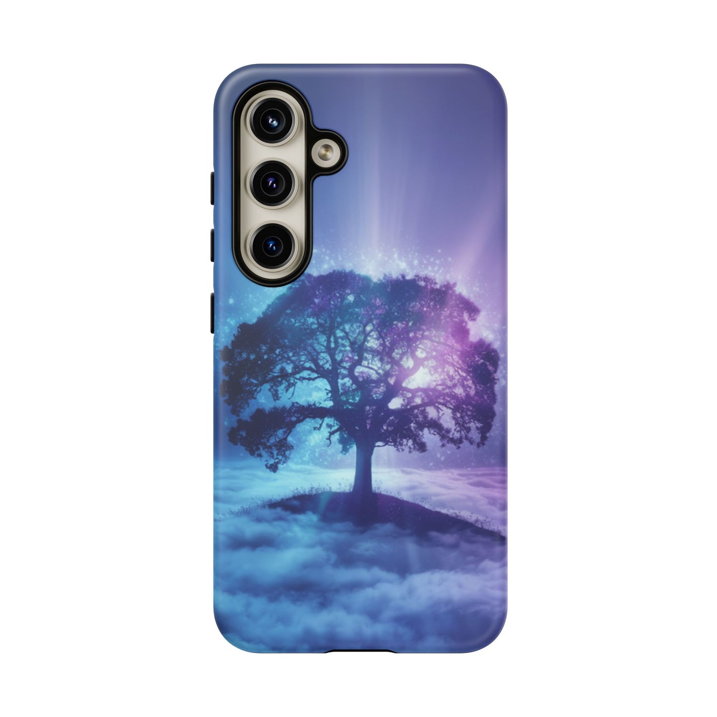 Samsung Phone Case - Dreamy Tree in the Clouds Design