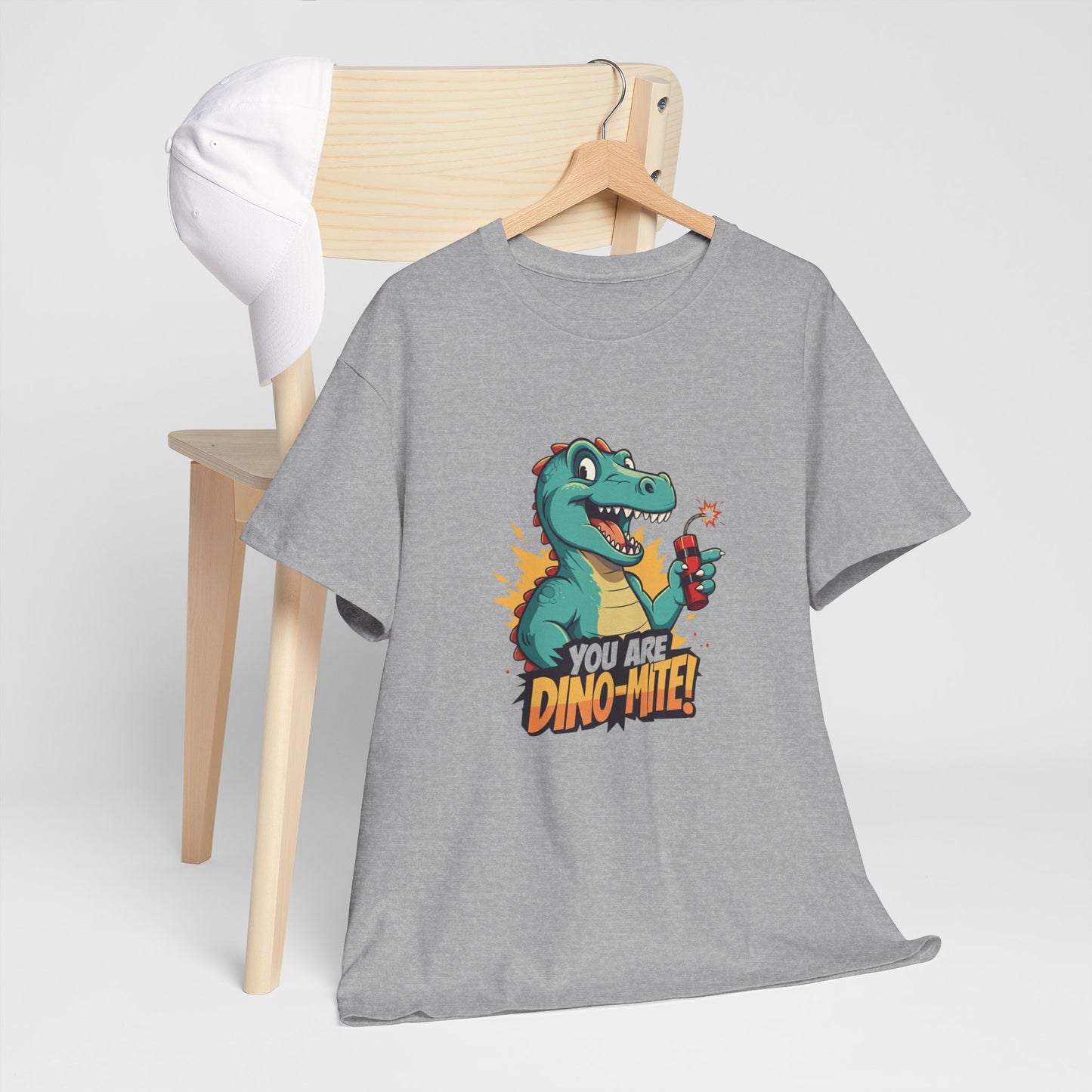 You Are Dino-Mite T-Shirt – Funny Dinosaur Graphic Tee | Cute T-Rex Shirt for Kids & Adults | Unisex Dino Lover Gift | Explosion Design