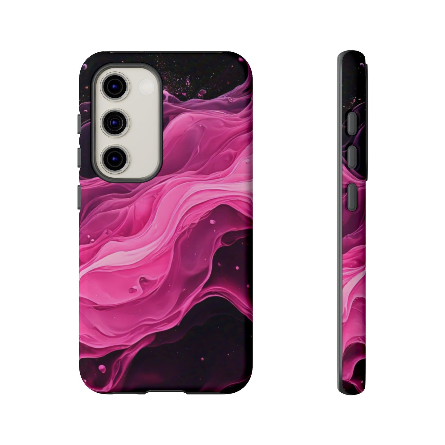 Samsung Galaxy Pink Paint Splash phone cover