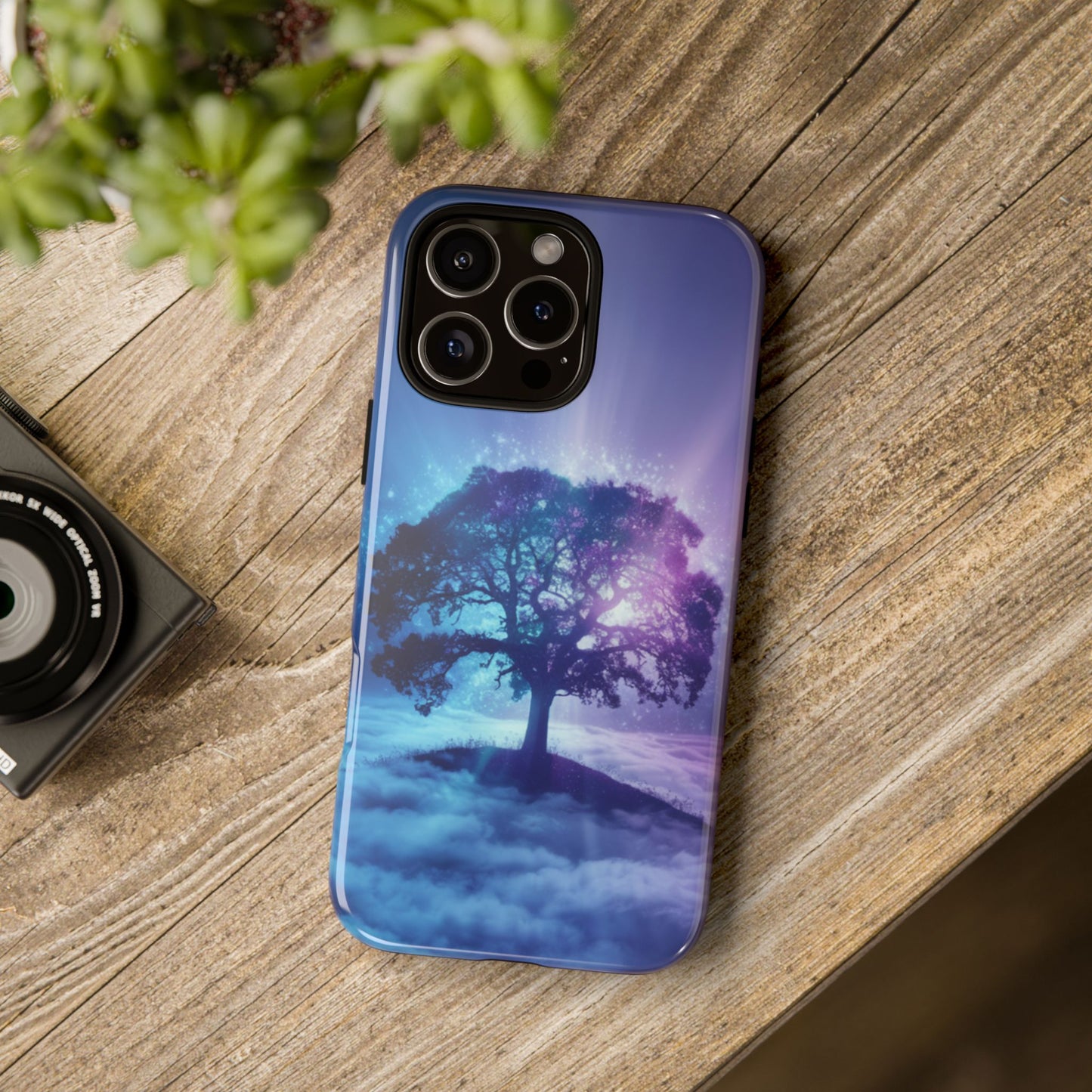iPhone Case with Dreamy Tree Design