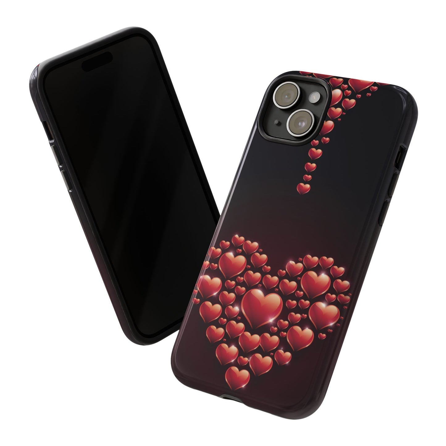 iPhone Case - Heart Made Out of Hearts Design