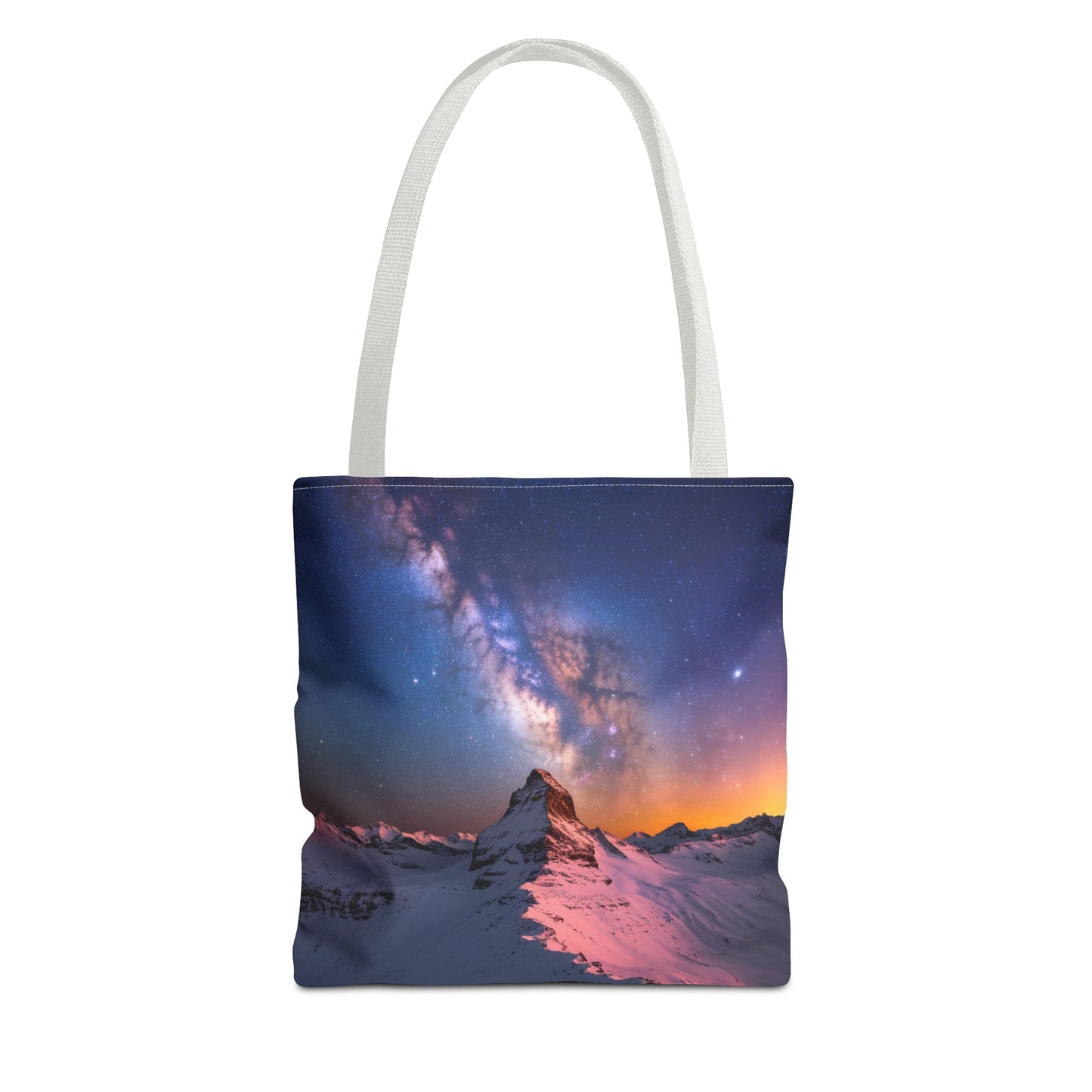 Stunning Mountain Galaxy Tote Bag - Nature Lover's Eco-Friendly Bag