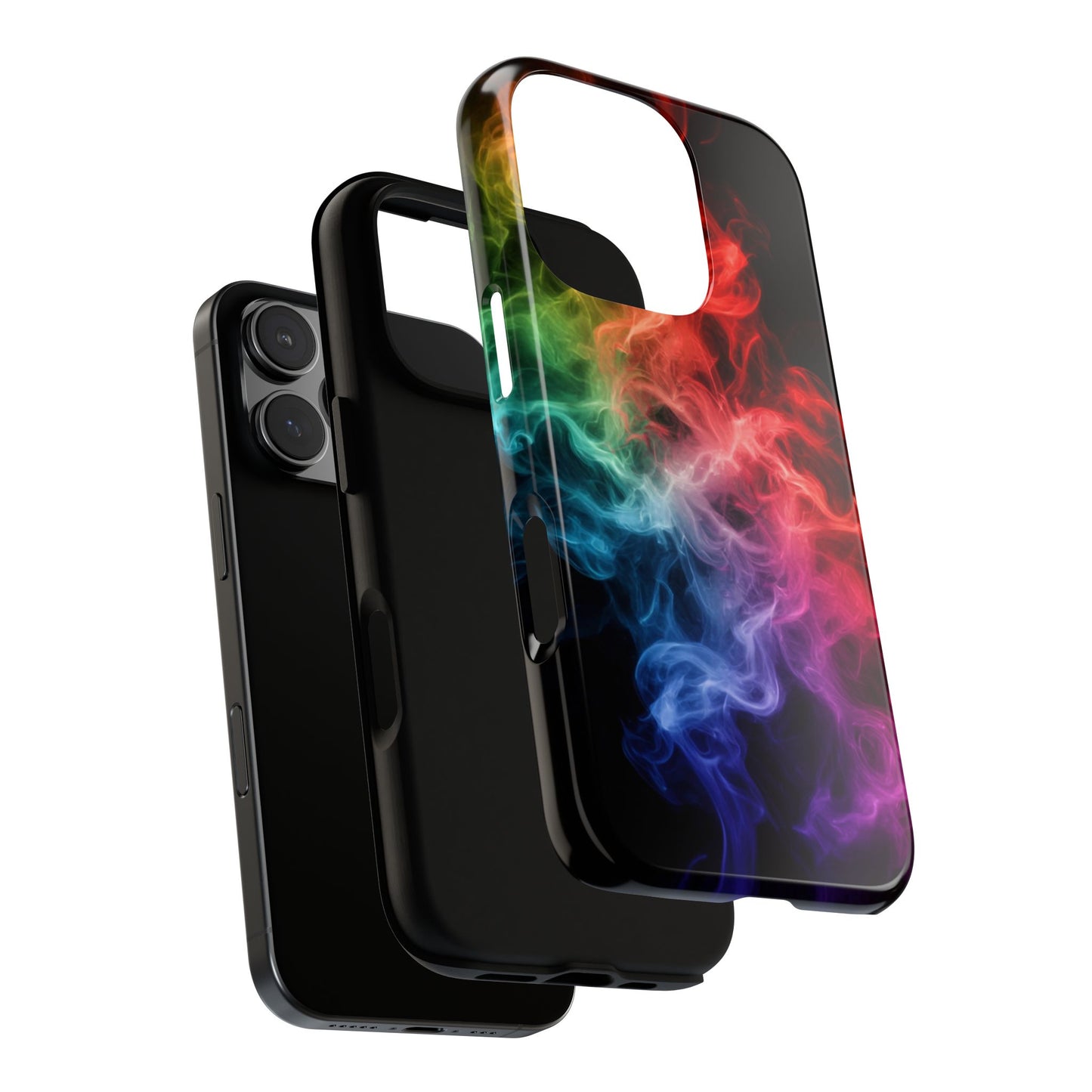 iPhone Case - Colorful Smoke Design
