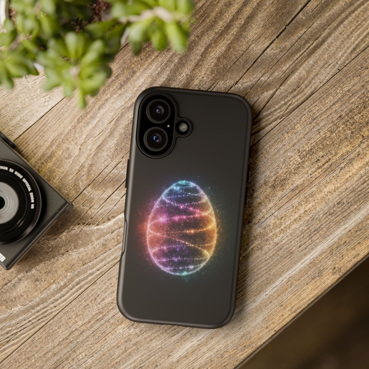iPhone Case Bioluminescent Easter Egg Design Easter Phone Case Easter iPhone Case