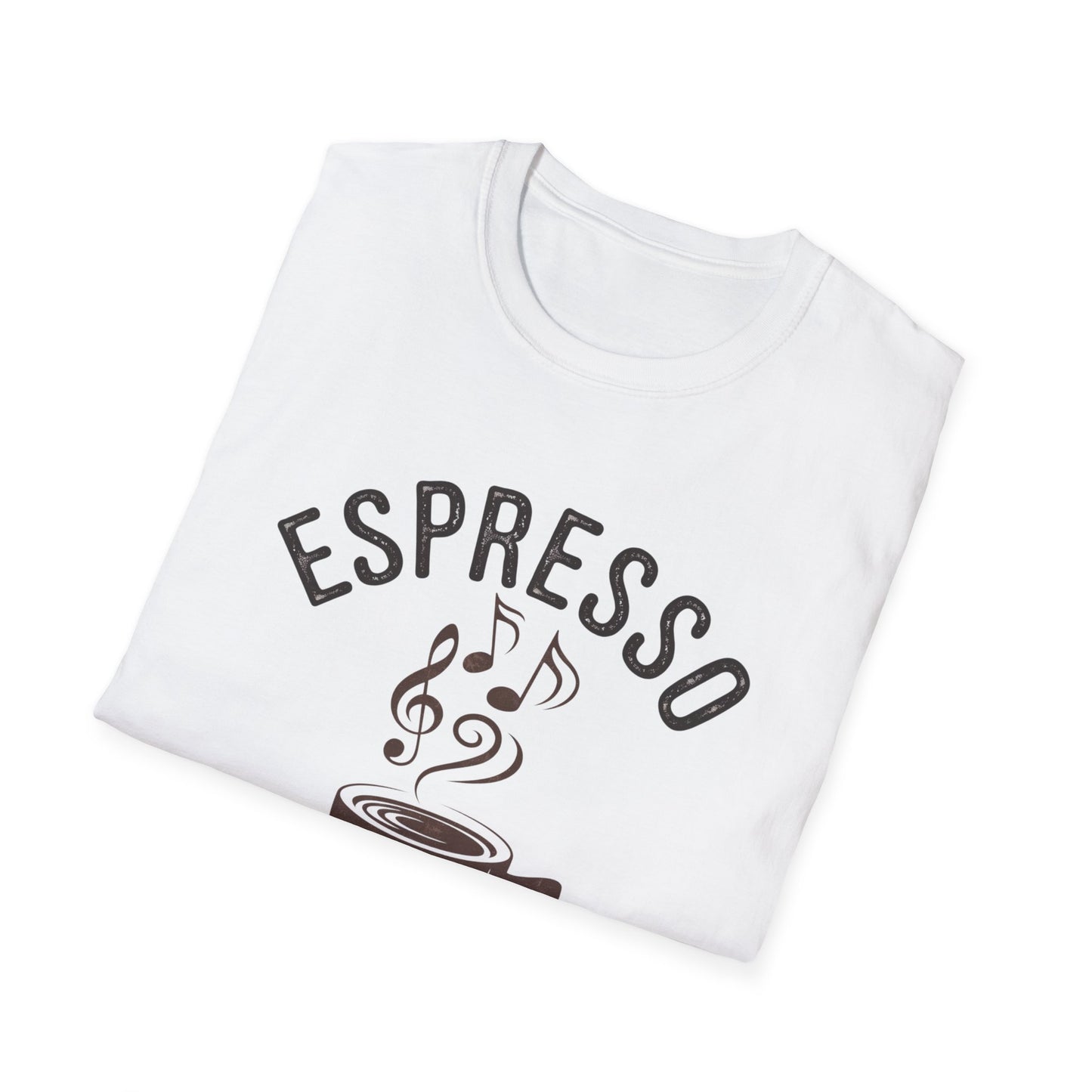 Espresso Yourself T‑Shirt • Funny Coffee Pun Graphic Tee • Musical Espresso Shirt • Caffeine Lover Gift • Coffee Humor Tee for Baristas