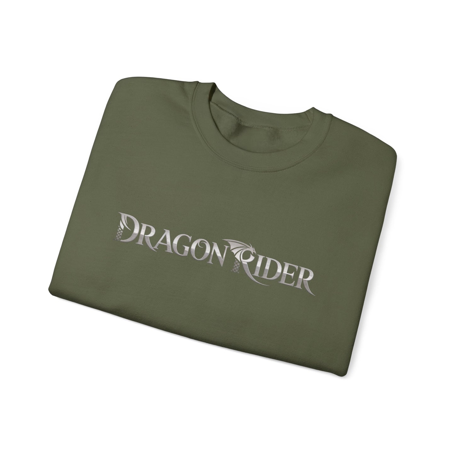 Dragon Rider Sweatshirt | Unisex Fantasy Gamer Crewneck | Nerdy Cozy Mythical Gift | Medieval Dragon Pullover | Geek Cosplay Style
