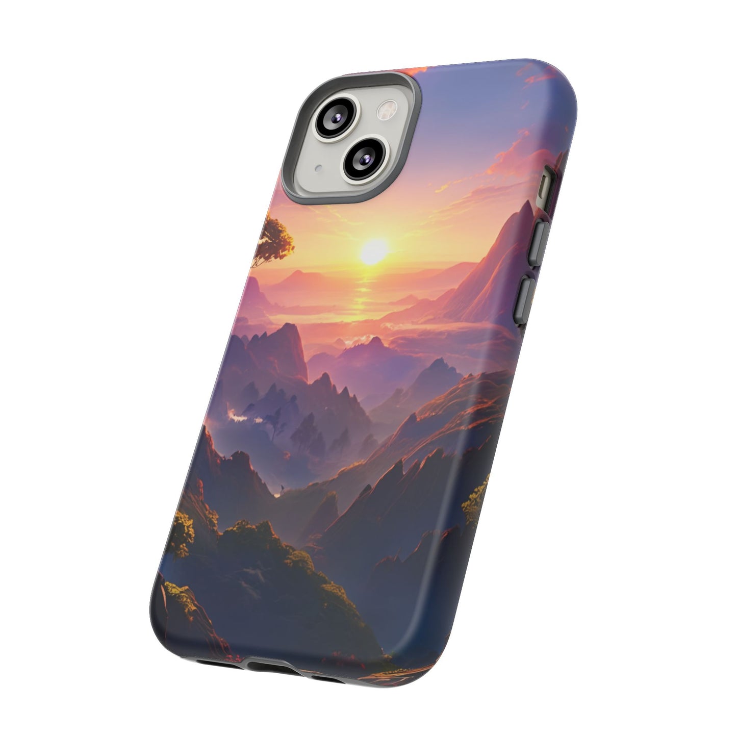 iPhone Tough Case - Artistic Sunset Landscape