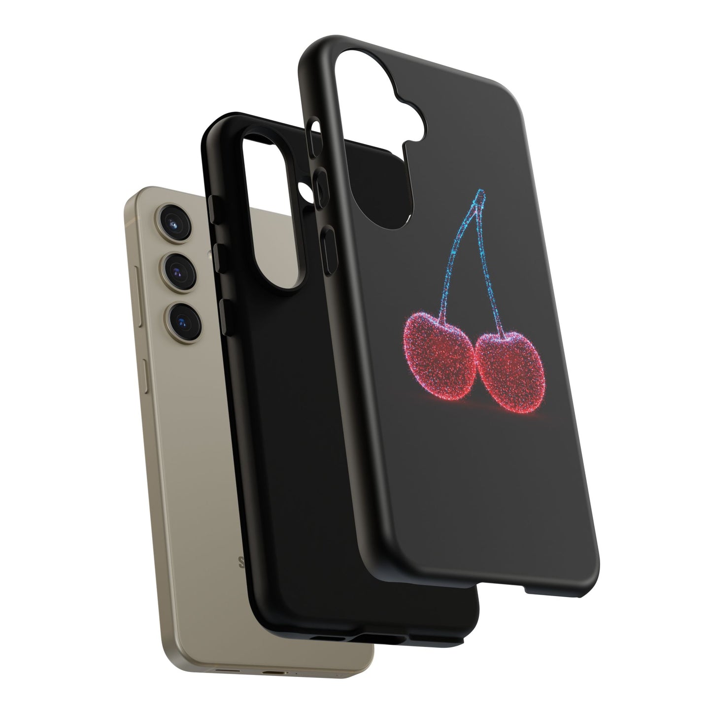Samsung Phone Case Sparkling Cherries Phone Case Cherry Samsung Case Cherry Phone Case