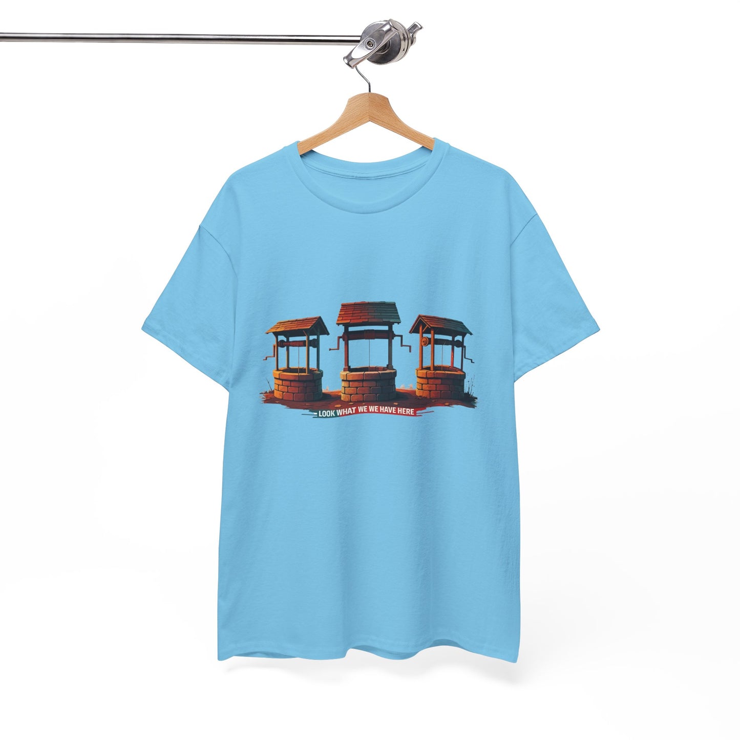 Funny “Well Well Well” T-Shirt • Pun Graphic Tee with Wishing Wells • Retro Vintage Humor Shirt • Gift for Pun Lovers & Joke Fans